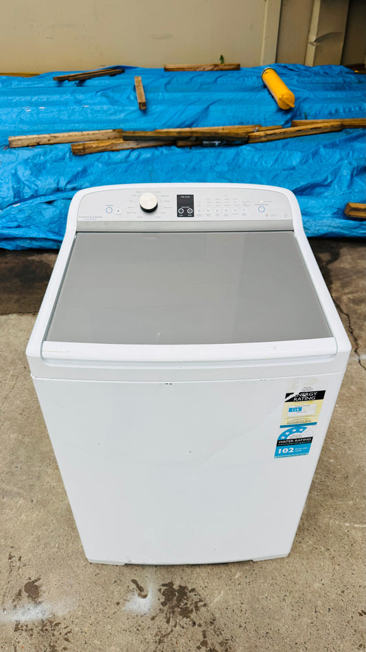 FISHER AND PAYKEL 10KGS TOP LOADER WASHING MACHINE