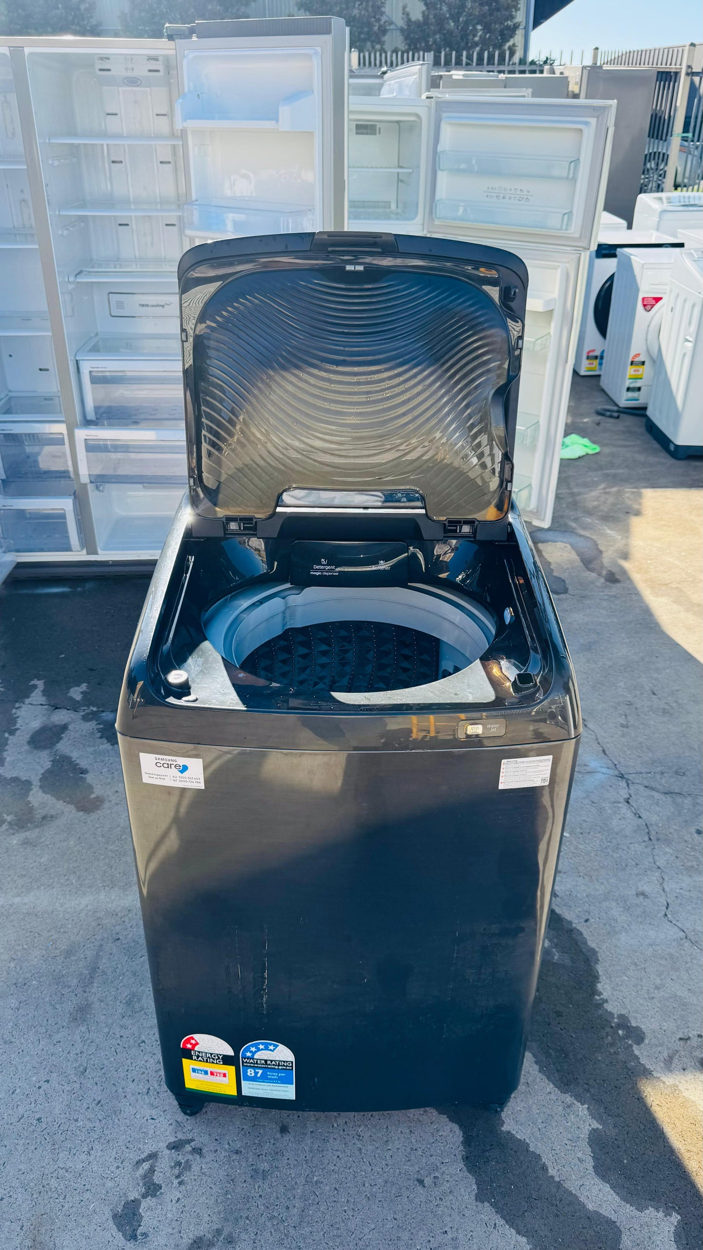 SAMSUNG 8.5KGS TOP LOADER WASHING MACHINE