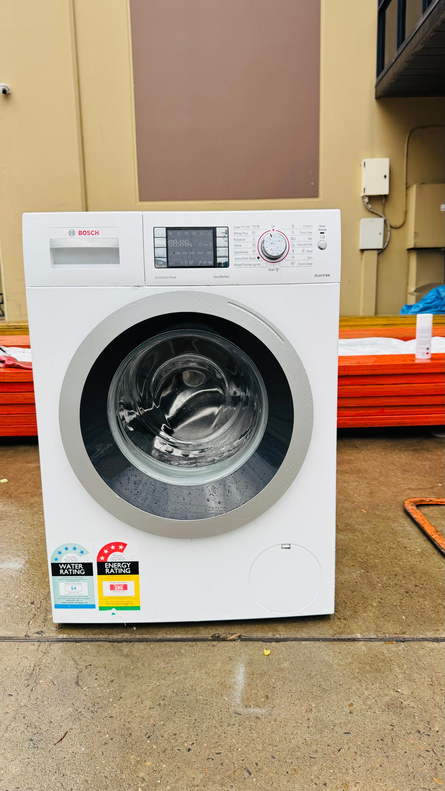 BOSCH 7.5KGS FRONT LOADER WASHING MACHINE