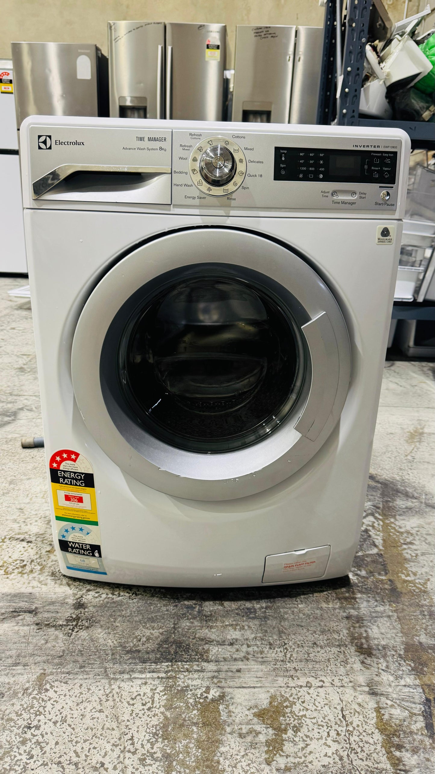 ELECTROLUX 8KGS FRONT LOADER WASHING MACHINE