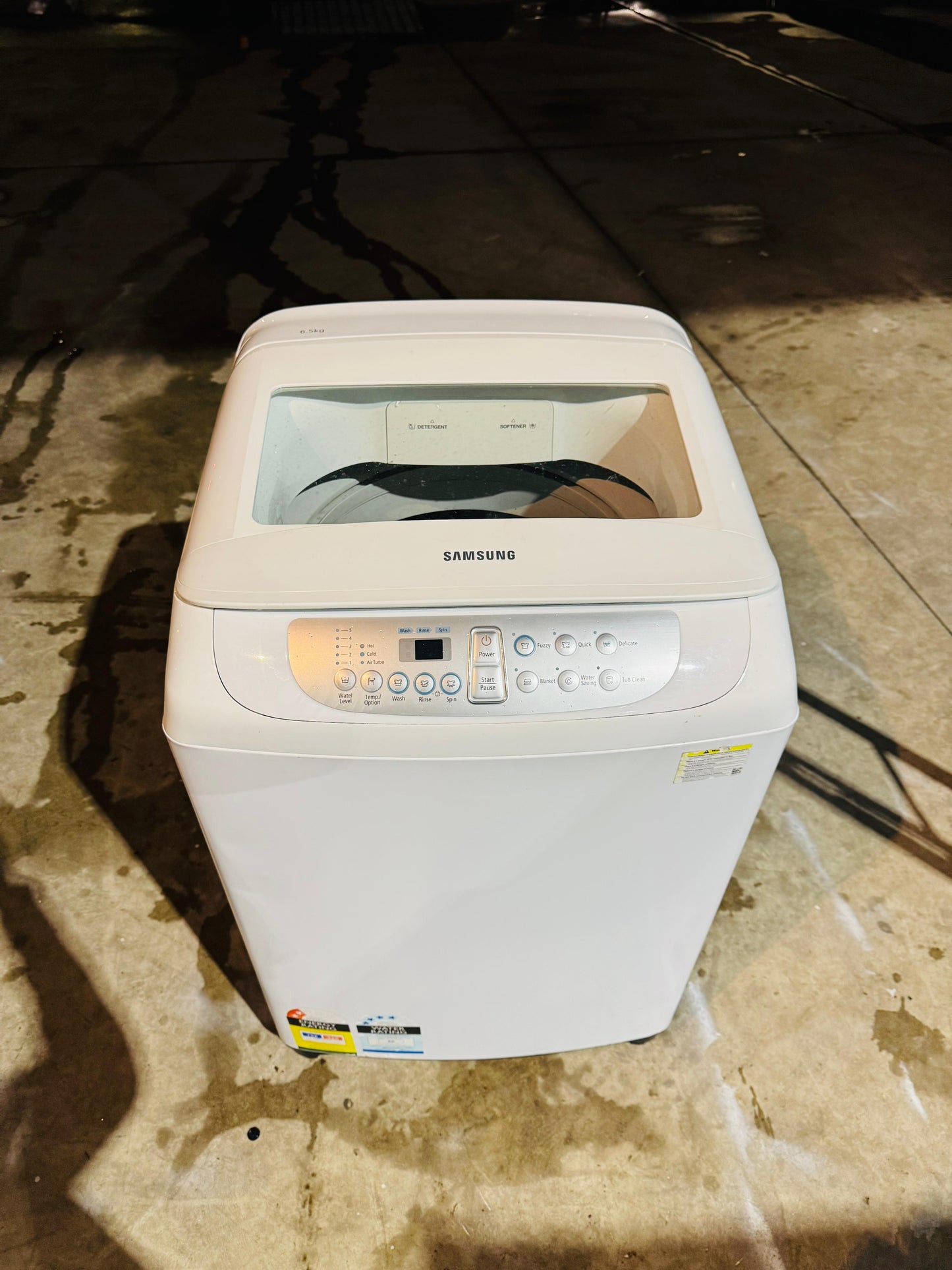SAMSUNG 6.5KGS TOP LOADER WASHING MACHINE