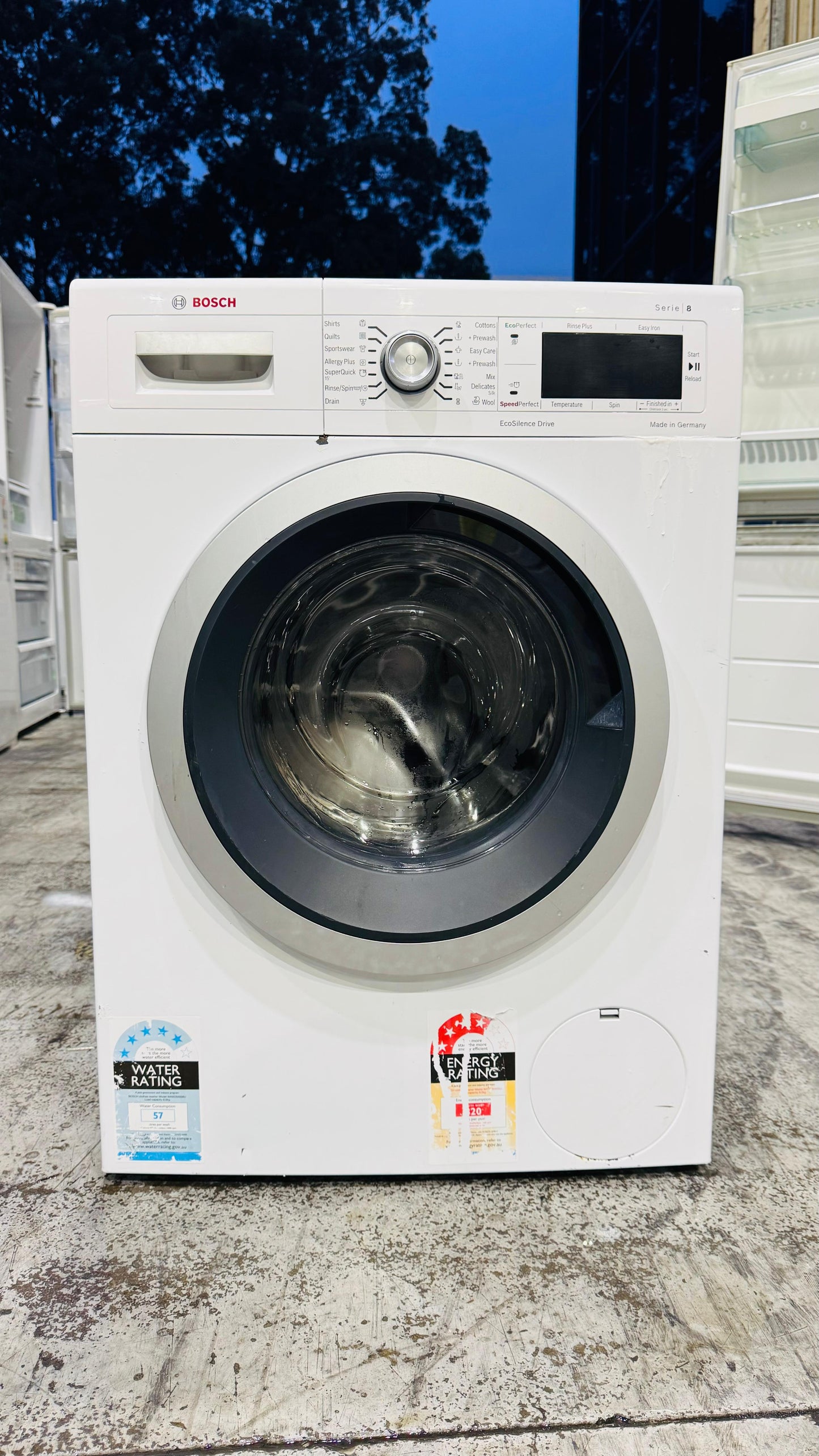 BOSCH 8KGS FRONT LOADER WASHING MACHINE
