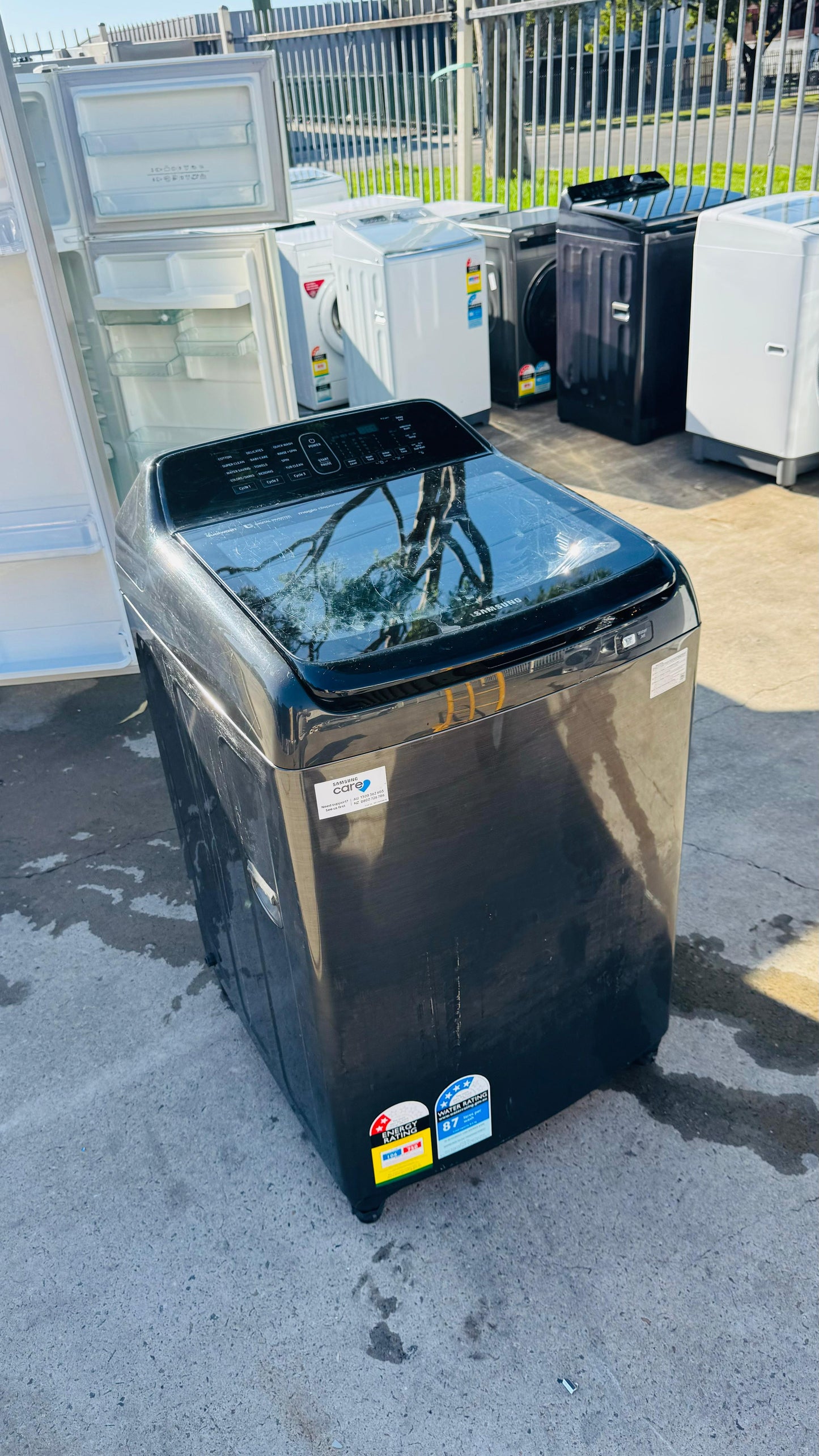 SAMSUNG 8.5KGS TOP LOADER WASHING MACHINE