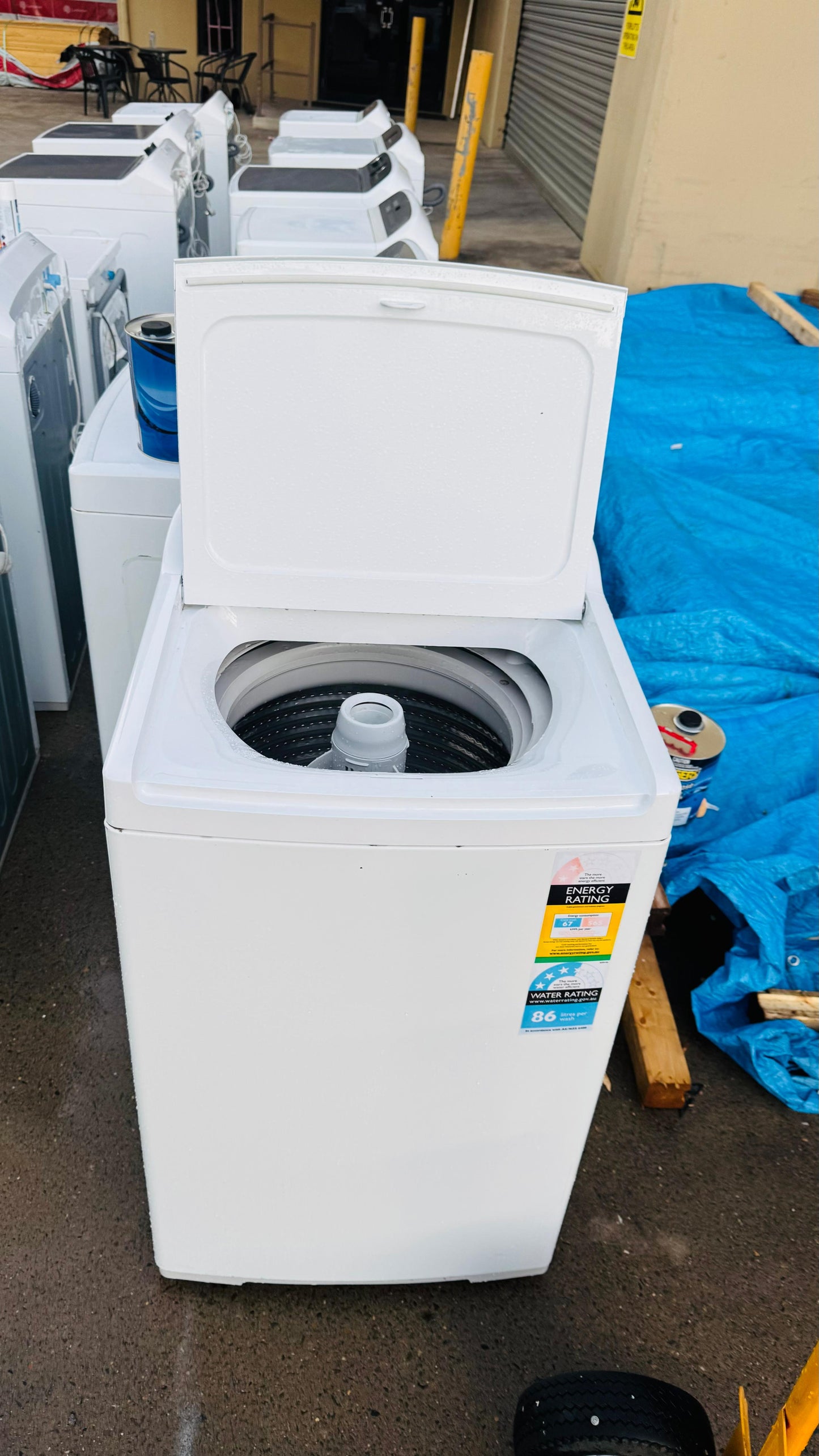 FISHER AND PAYKEL 7KGS TOP LOADER WASHING MACHINE
