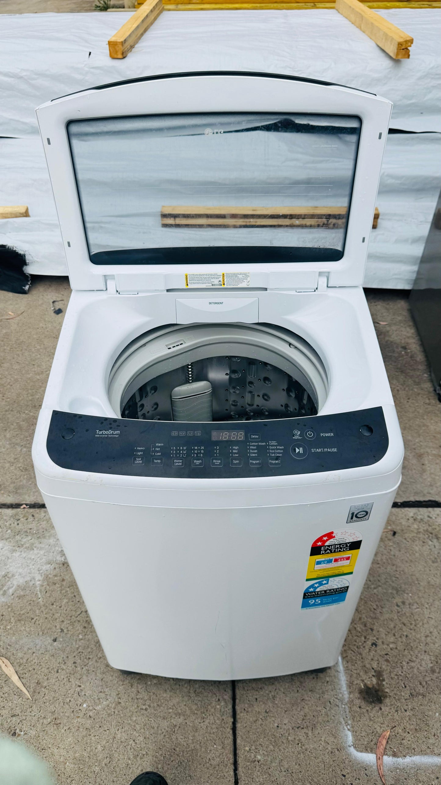 LG 6.5KGS TOP LOADER WASHING MACHINE