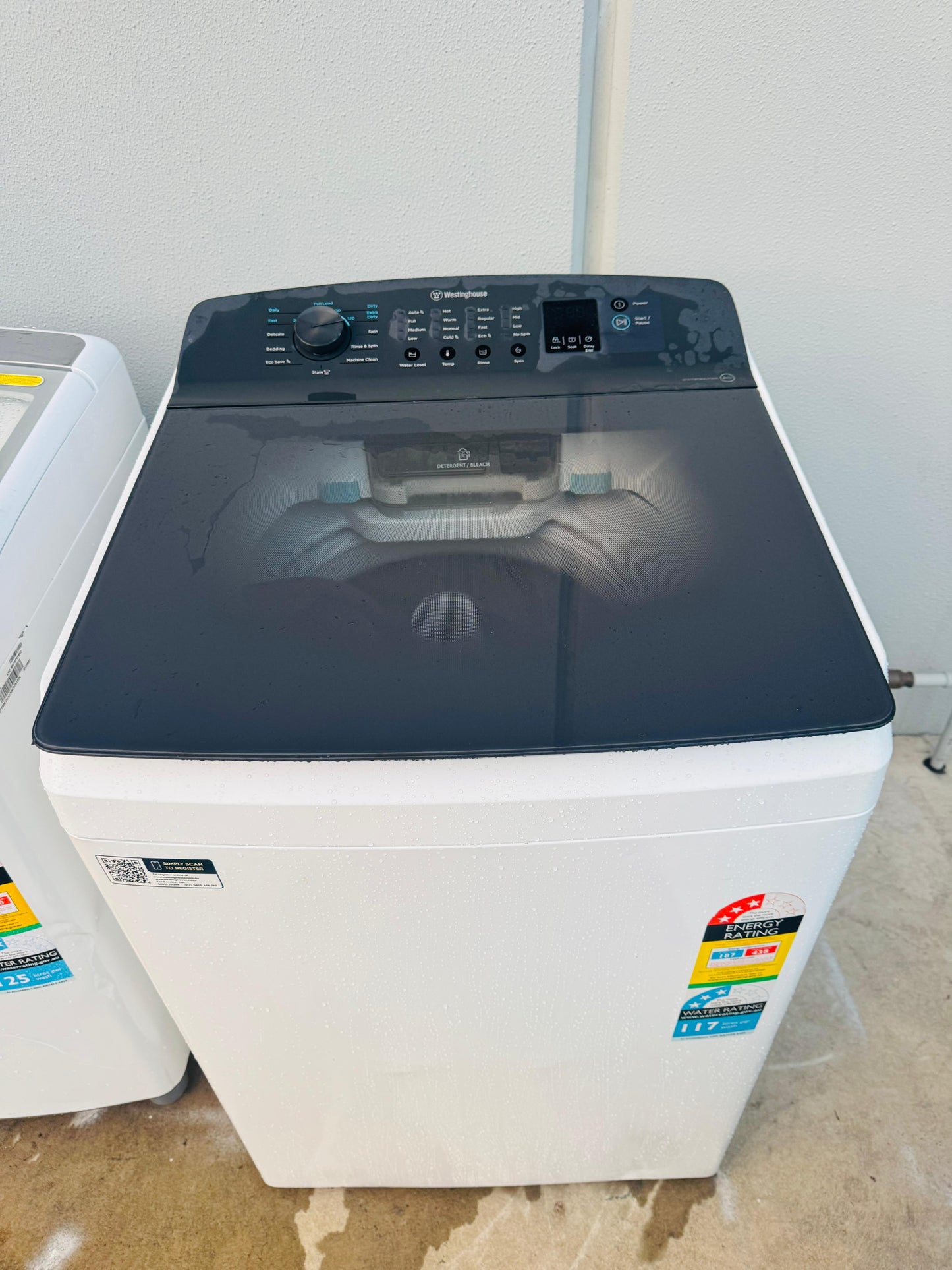 WESTINGHOUSE 8KGS TOP LOADER WASHING MACHINE
