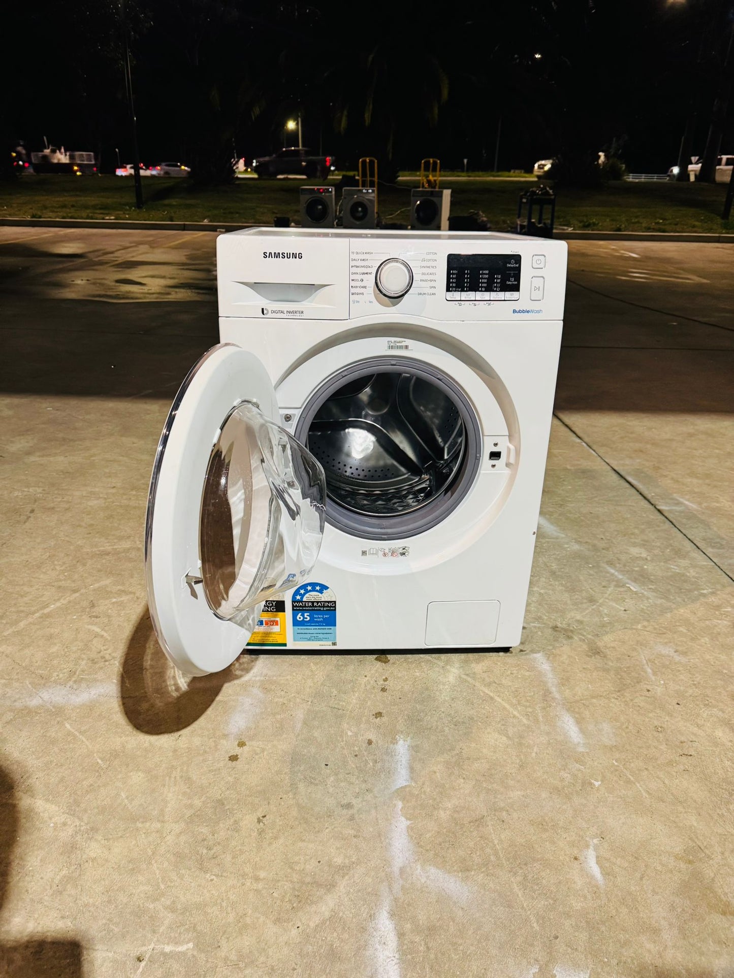 SAMSUNG 7.5 KGS FRONT LOADER WASHING MACHINE