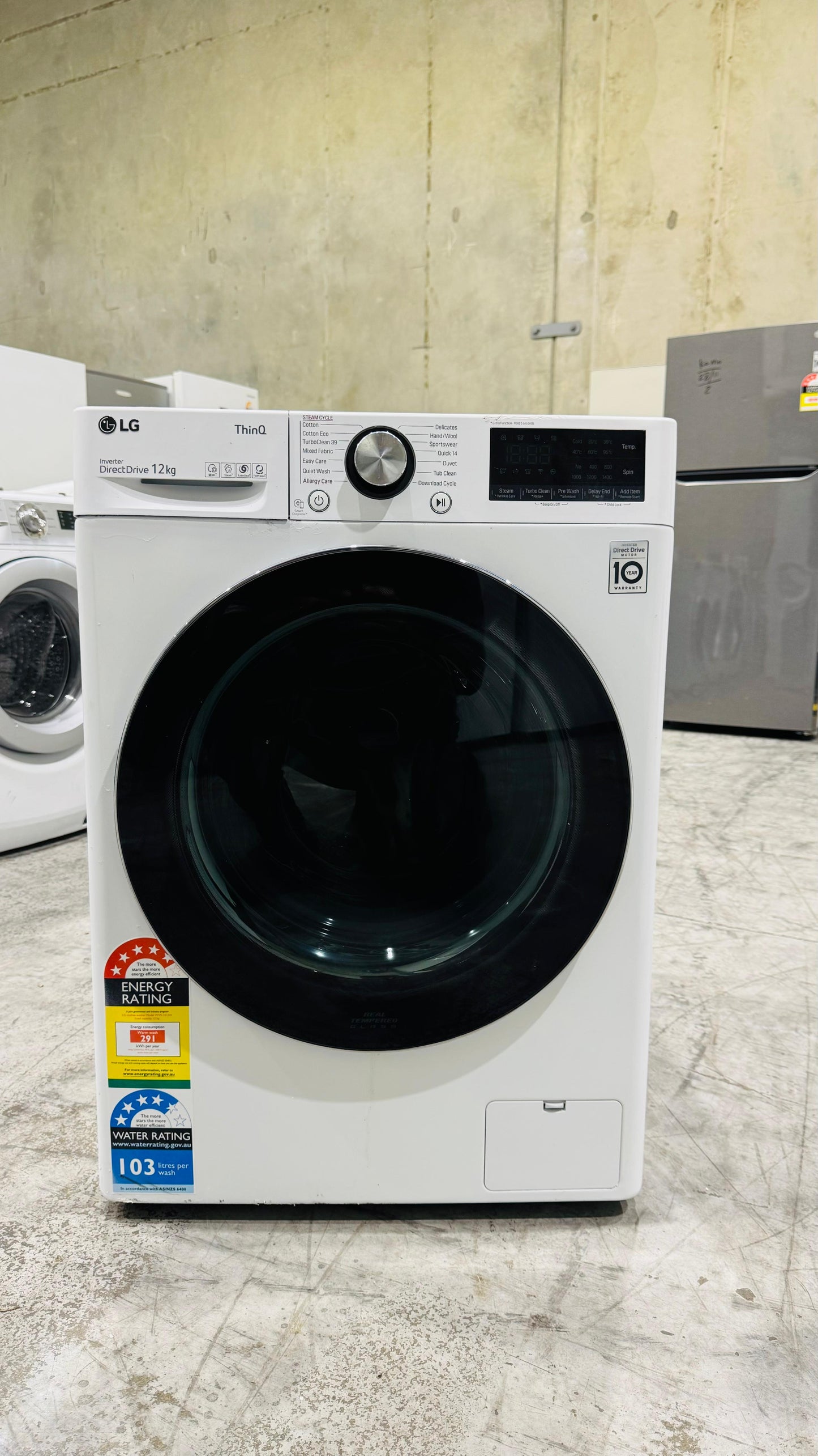 LG 12KGS FRONT LOADER WASHING MACHINE