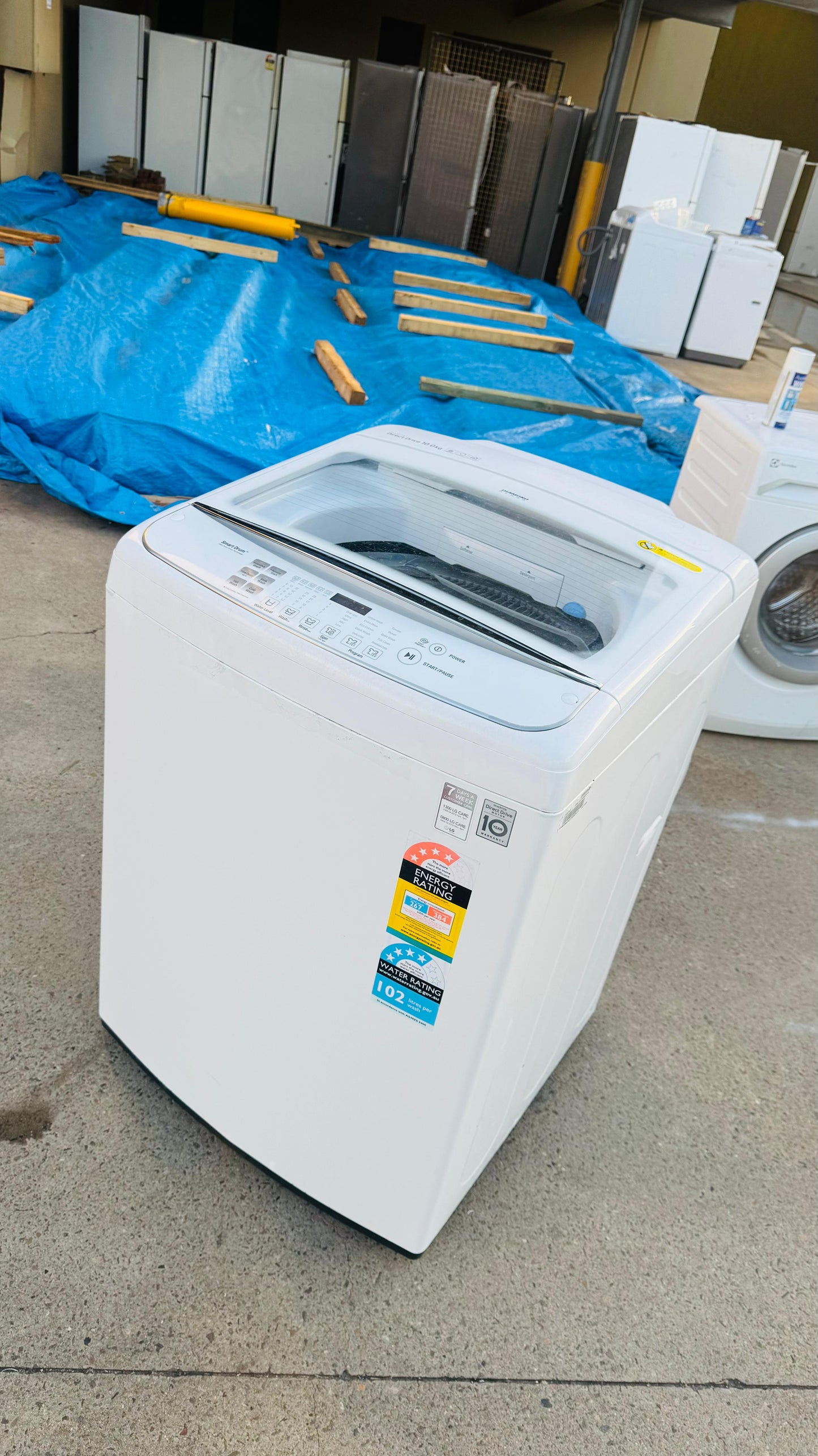 LG 10KGS TOP LOADER WASHING MACHINE