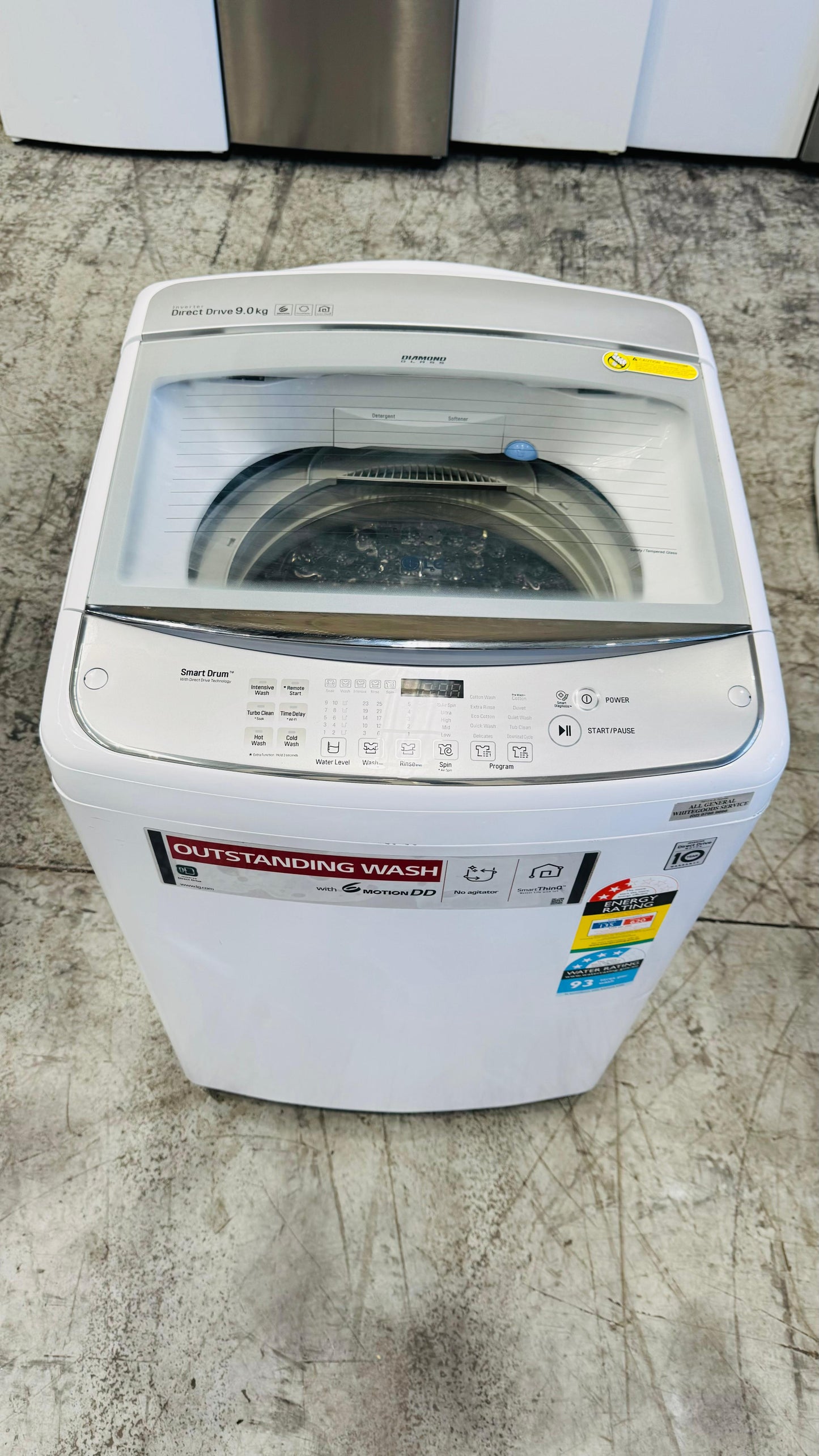 LG 9KGS TOP LOADER WASHING MACHINE