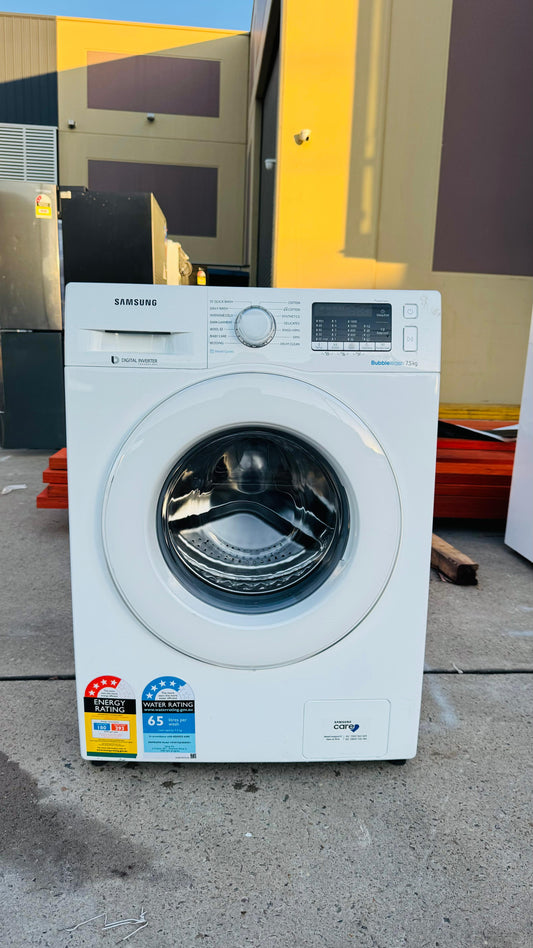 SAMSUNG 7.5KGS FRONT LOADER WASHING MACHINE