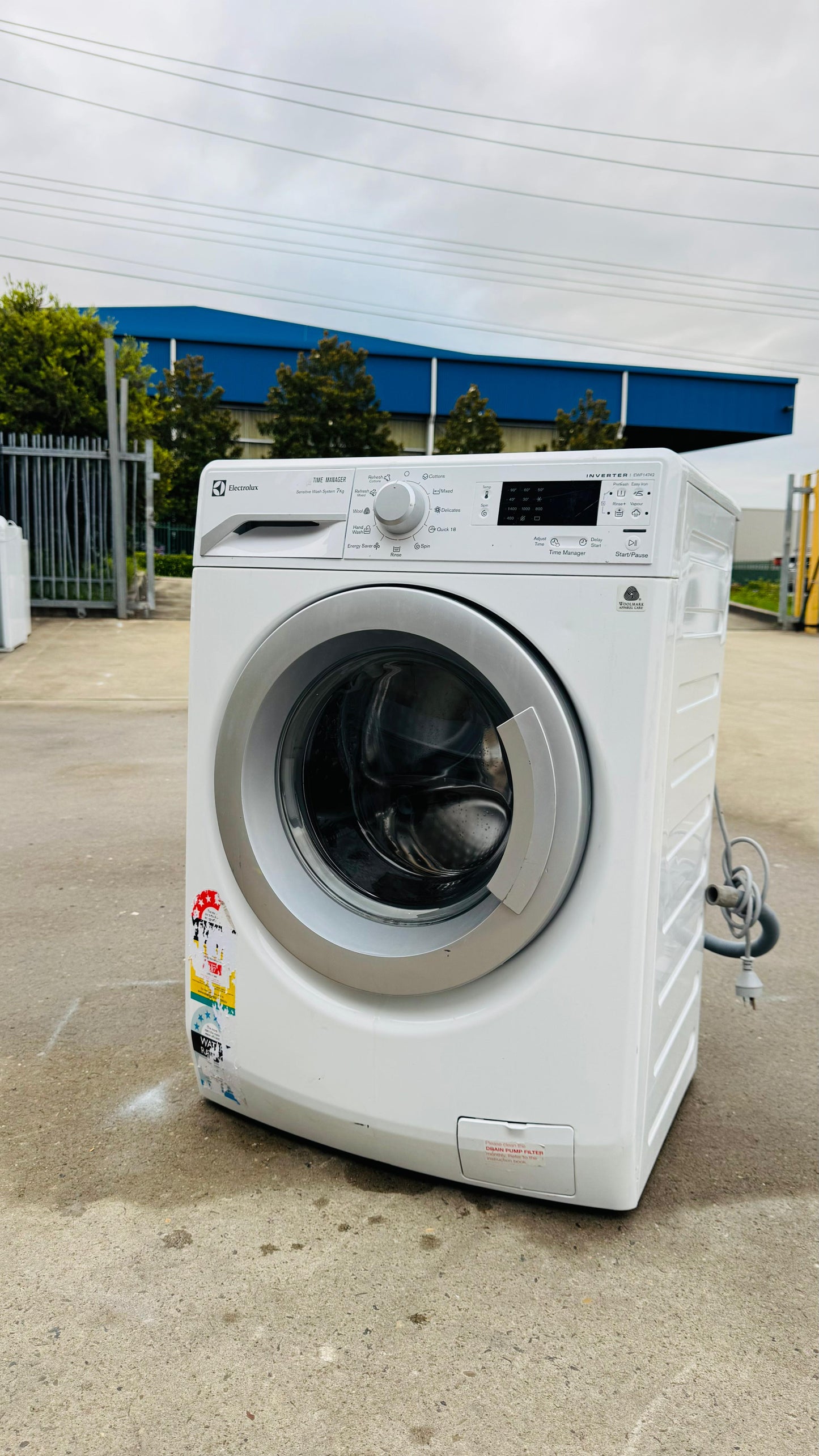 ELECTROLUX 7KGS FRONT LOADER WASHING MACHINE