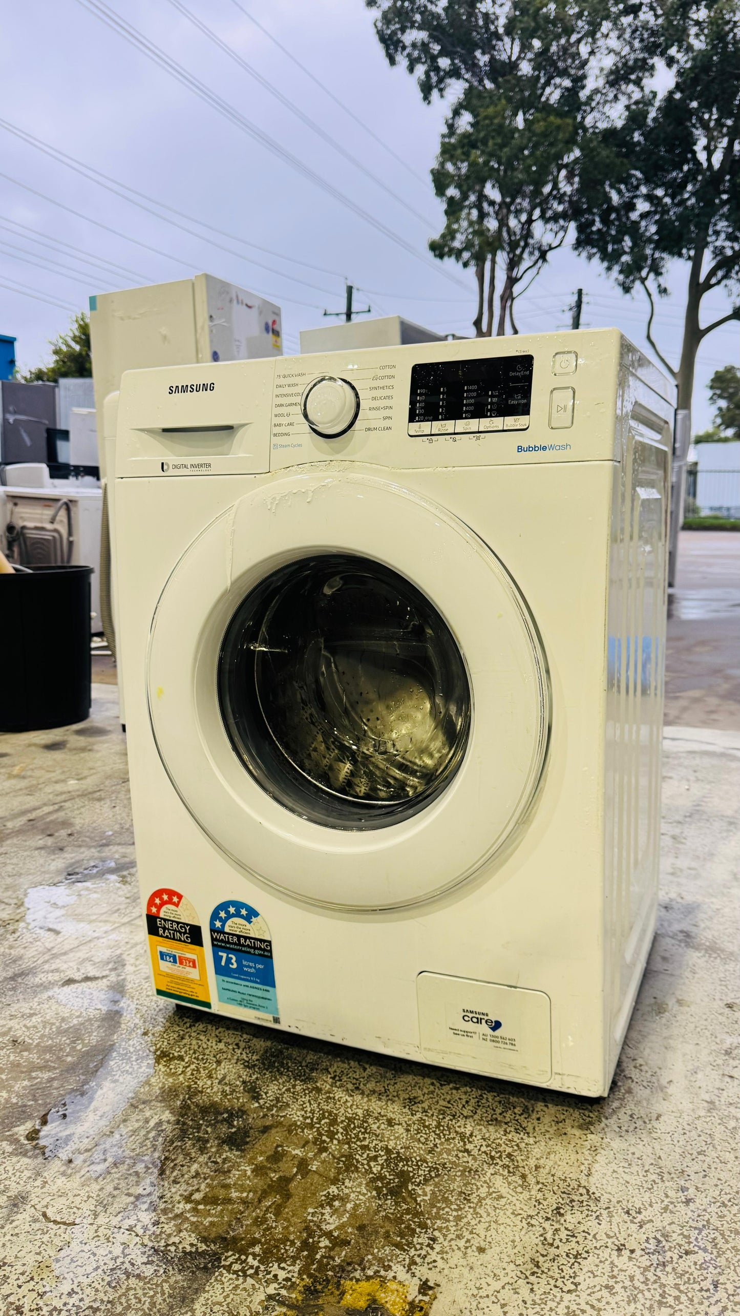 SAMSUNG 8.5KGS FRONT LOADER WASHING MACHINE