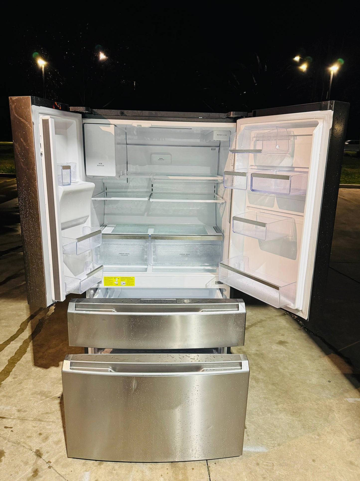 WESTING HOUSE FRENCH DOOR 681 LITRES FRIDGE FREEZER