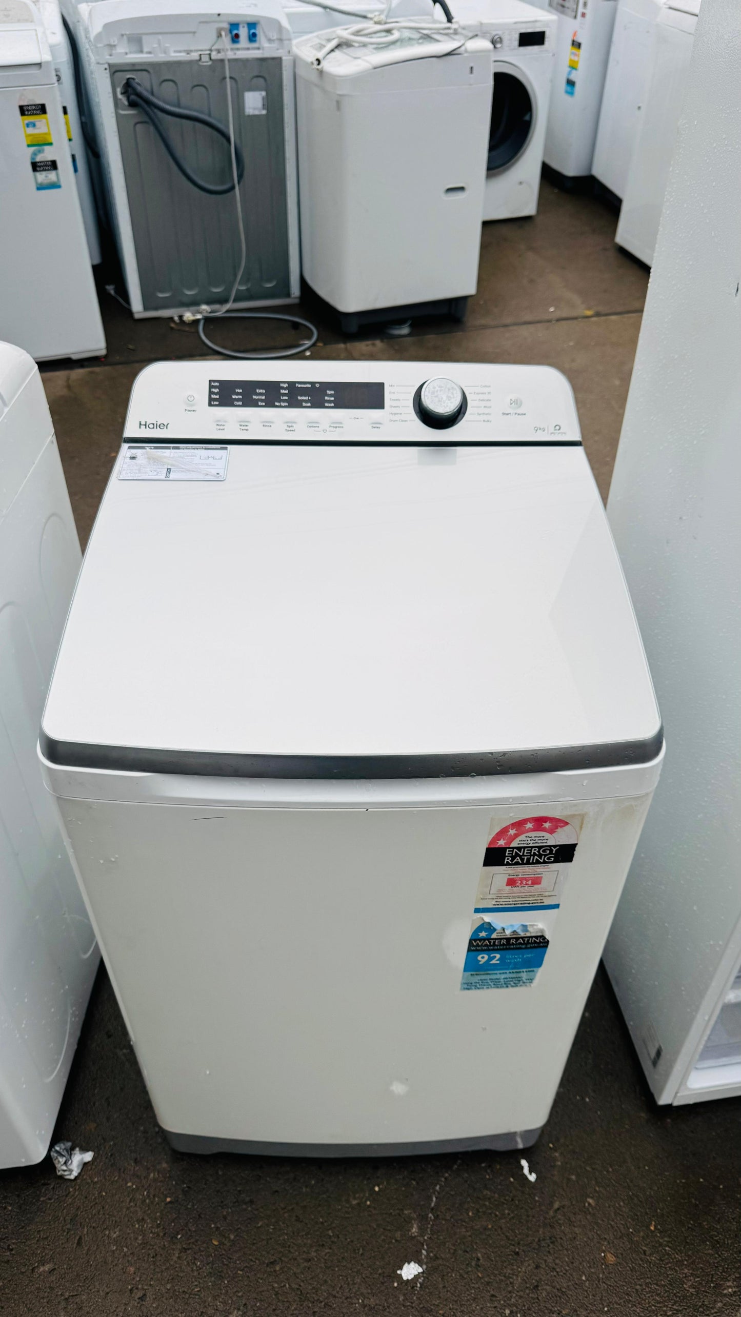 HAIER 9KGS TOP LOADER WASHING MACHINE