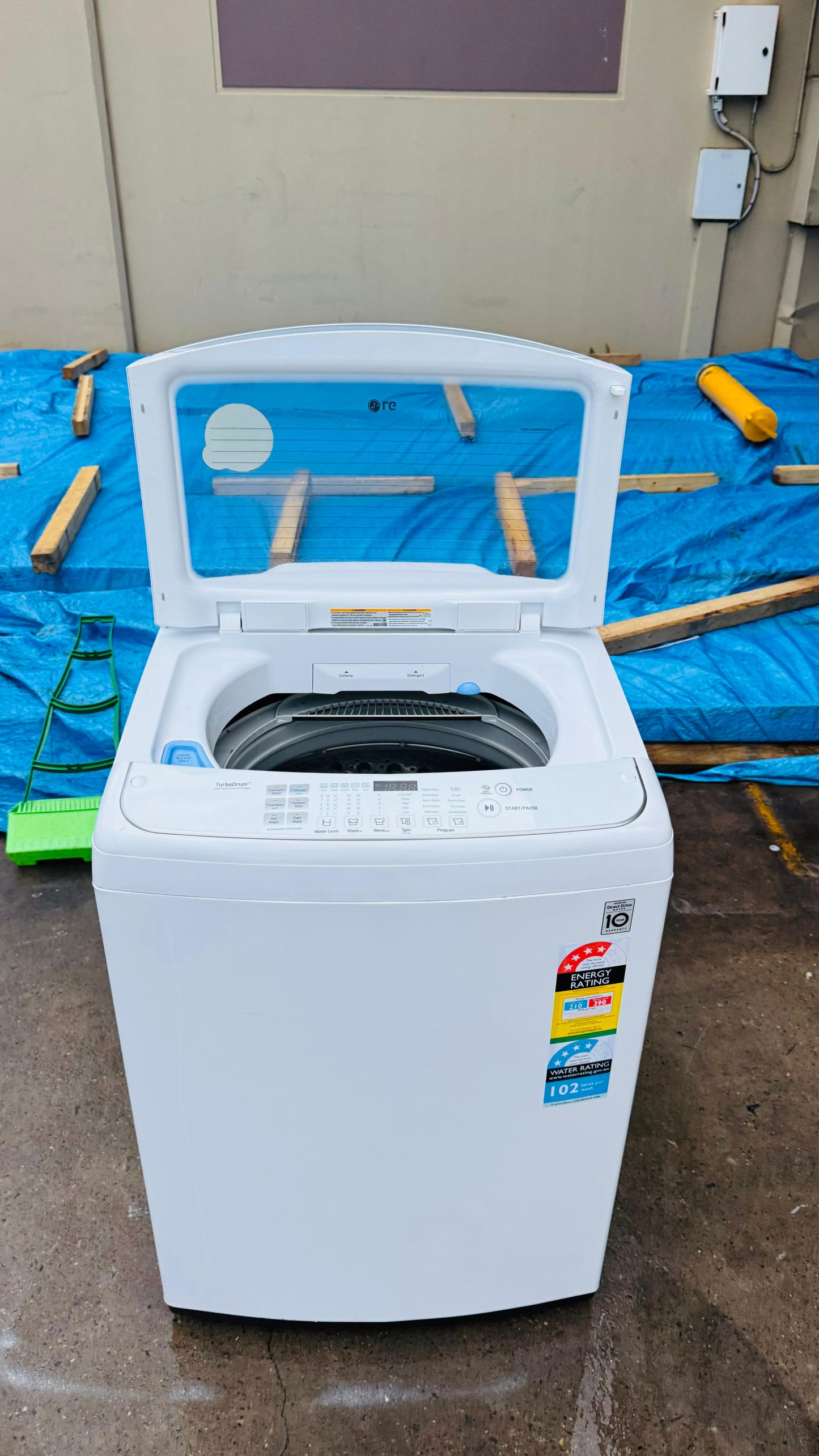 LG 10KGS TOP LOADER WASHING MACHINE