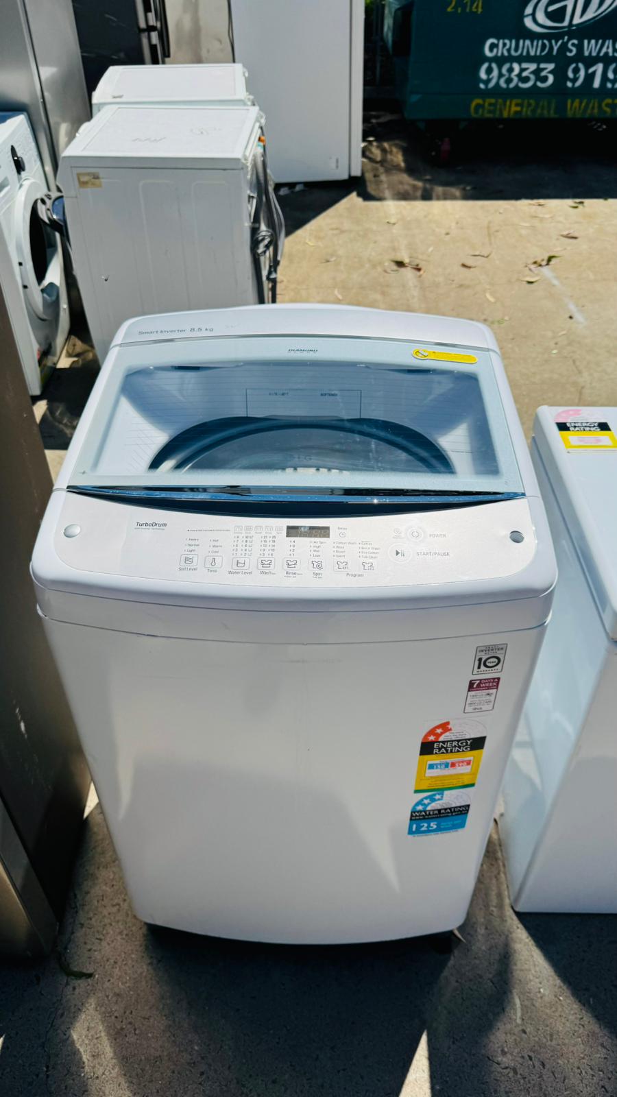 LG 8.5KGS TOP LOADER WASHING MACHINE