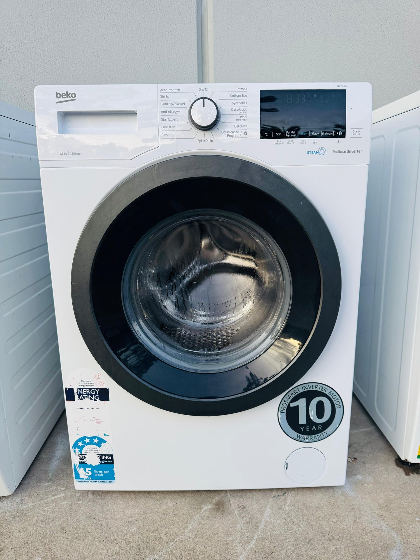 BEKO 7.5 KGS FRONT LOADER WASHING MACHINE