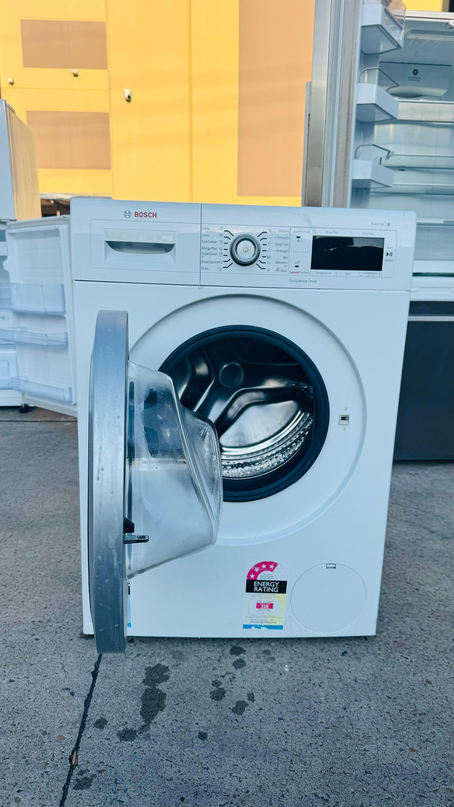 BOSCH 8KGS FRONT LOADER WASHING MACHINE
