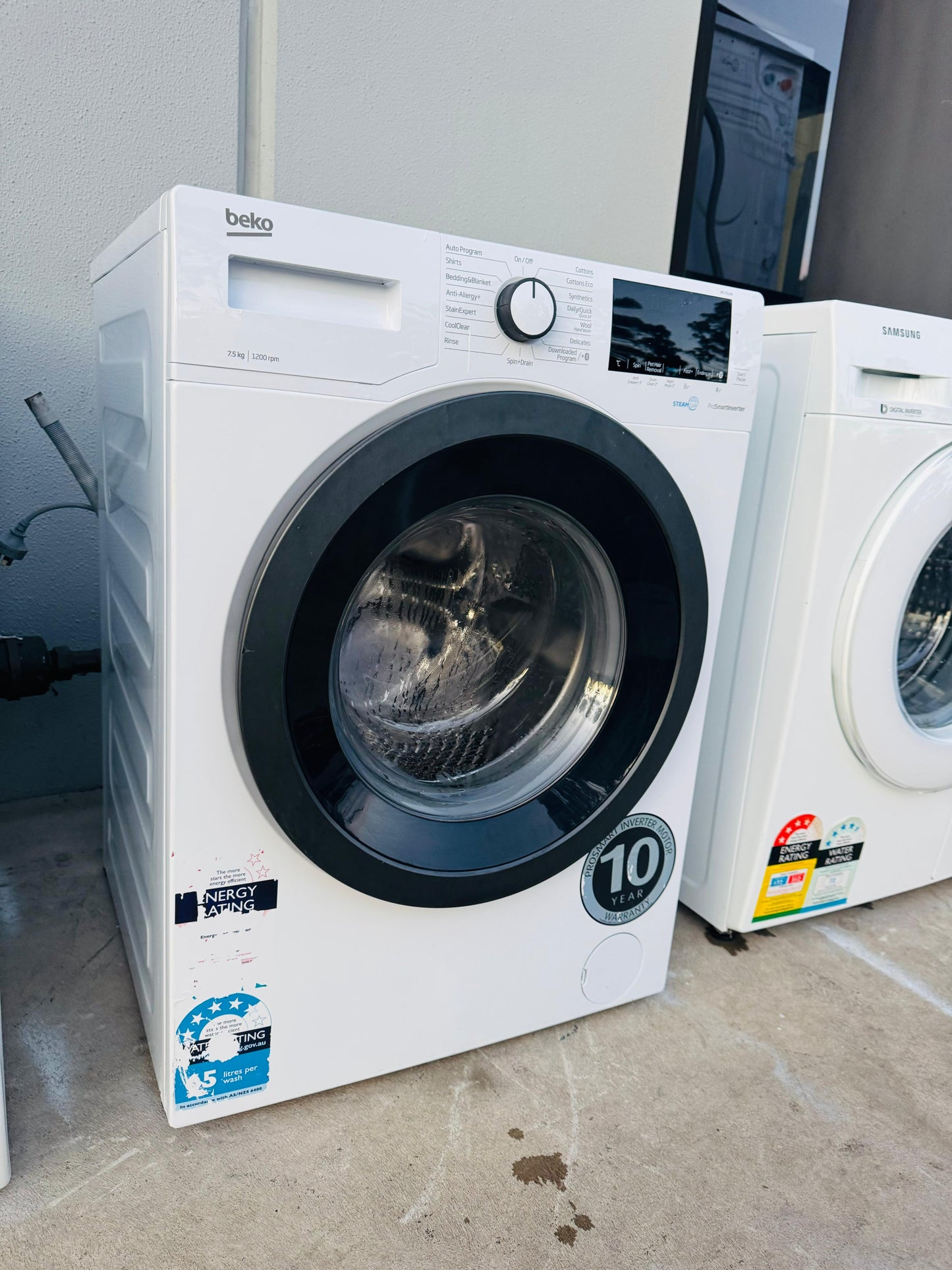 BEKO 7.5 KGS FRONT LOADER WASHING MACHINE