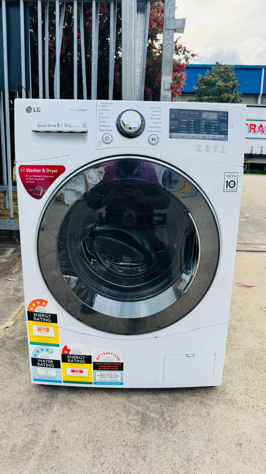 LG 9KGS FRONT LOADER WASHING MACHINE