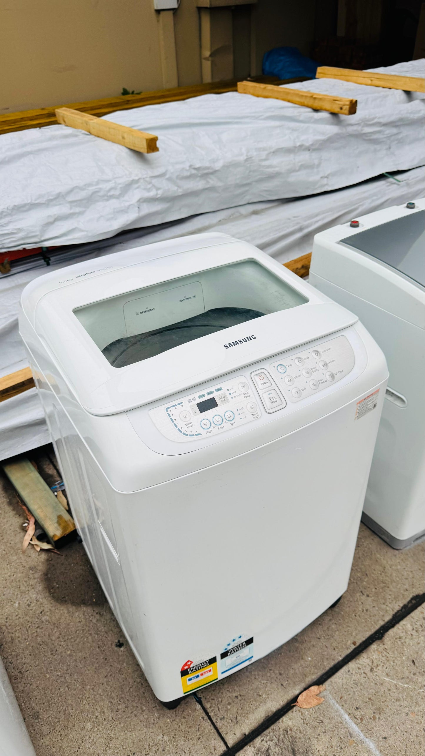 SAMSUNG 6.5KGS TOP LOADER WASHING MACHINE