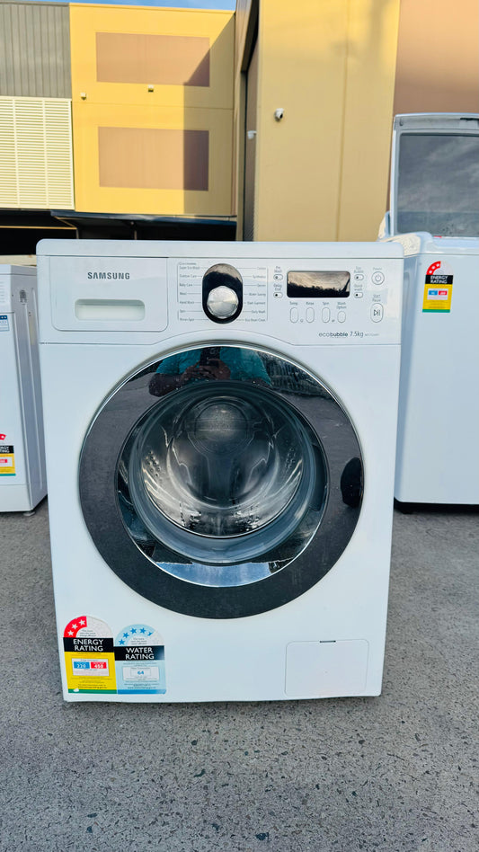SAMSUNG 7.5KGS FRONT LOADER WASHING MACHINE