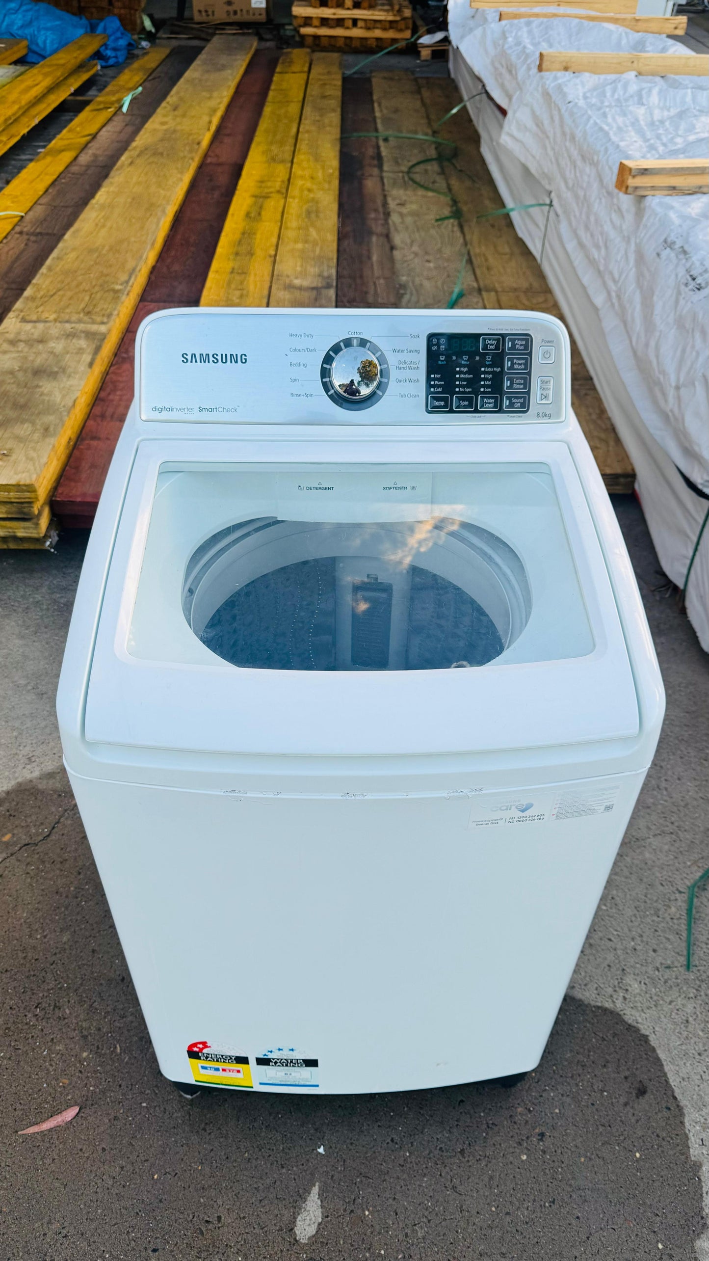 SAMSUNG 8KGS TOP LOADER WASHING MACHINE