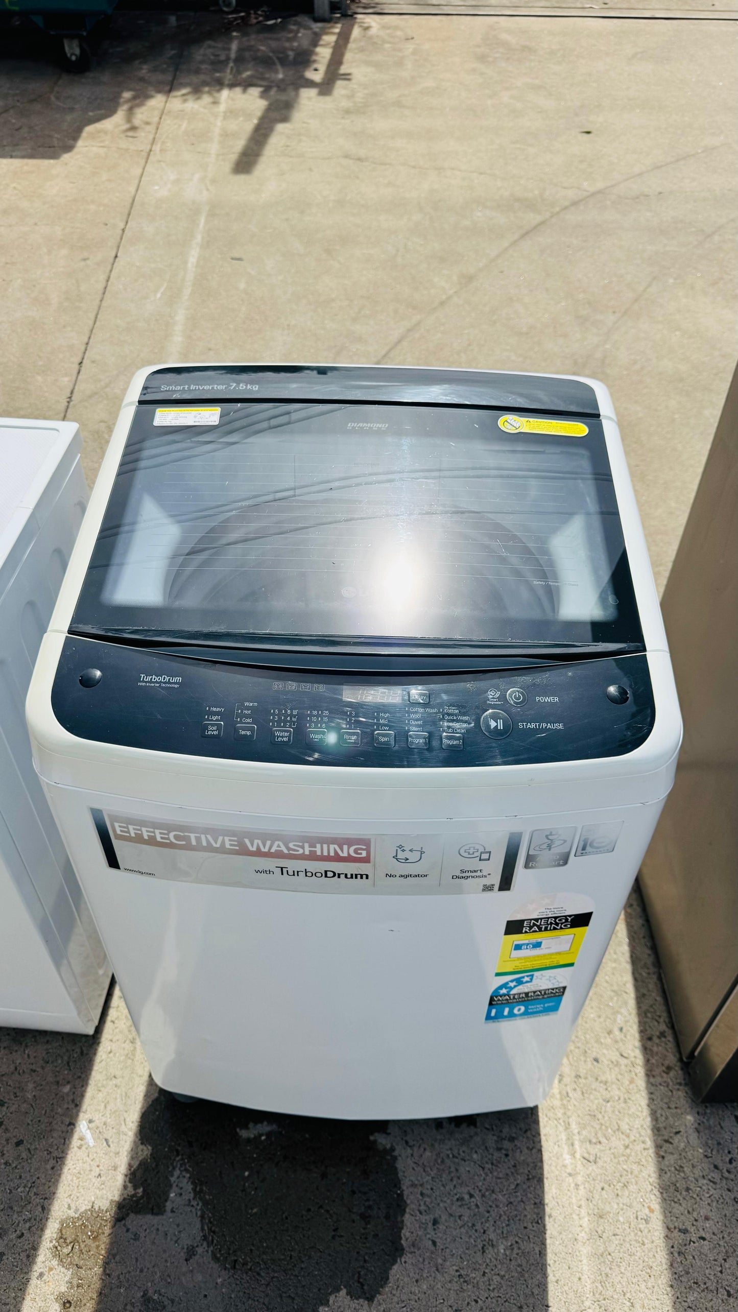 LG 7.5KGS TOP LOADER WASHING MACHINE