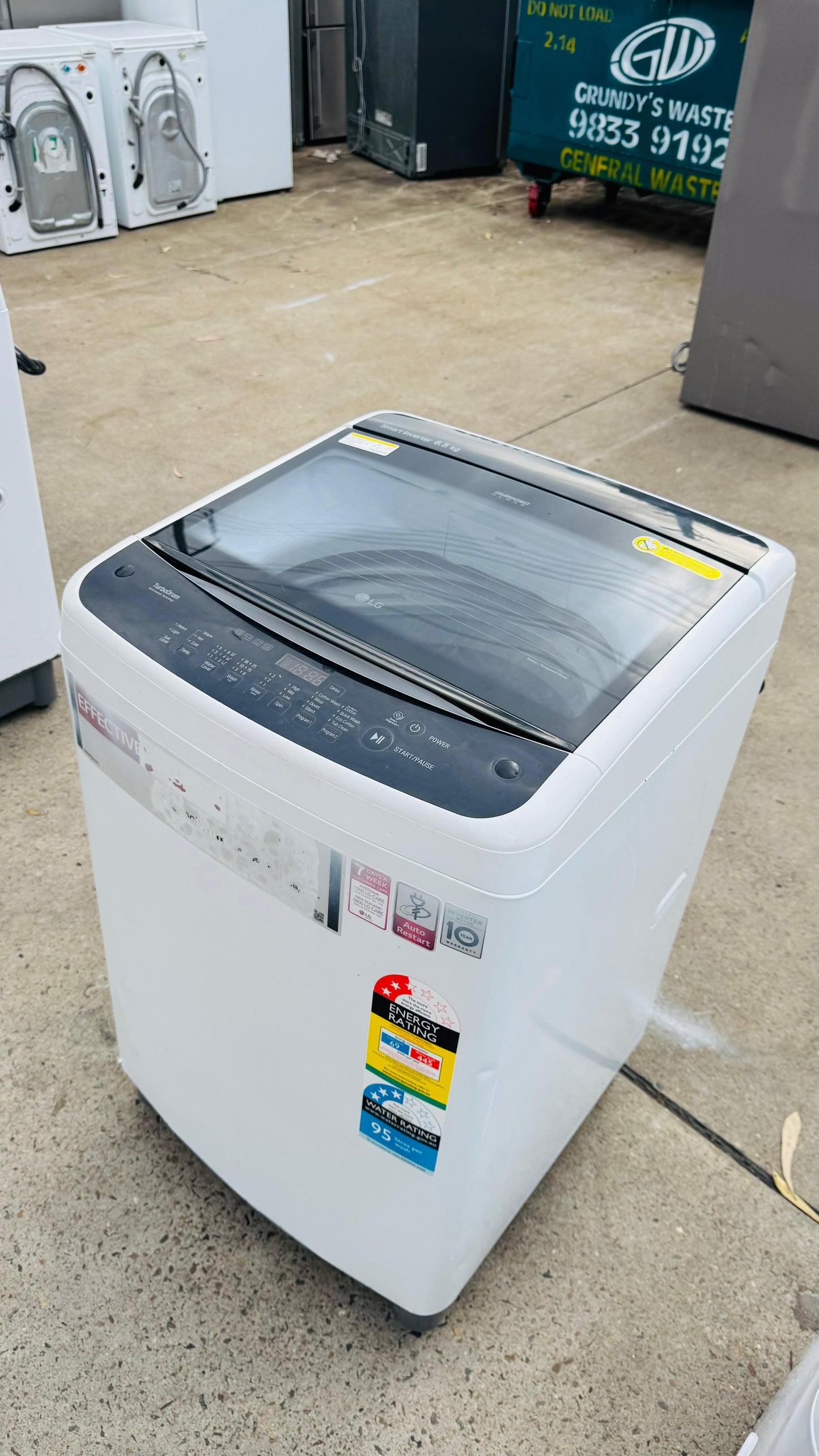 LG 6.5KGS TOP LOADER WASHING MACHINE