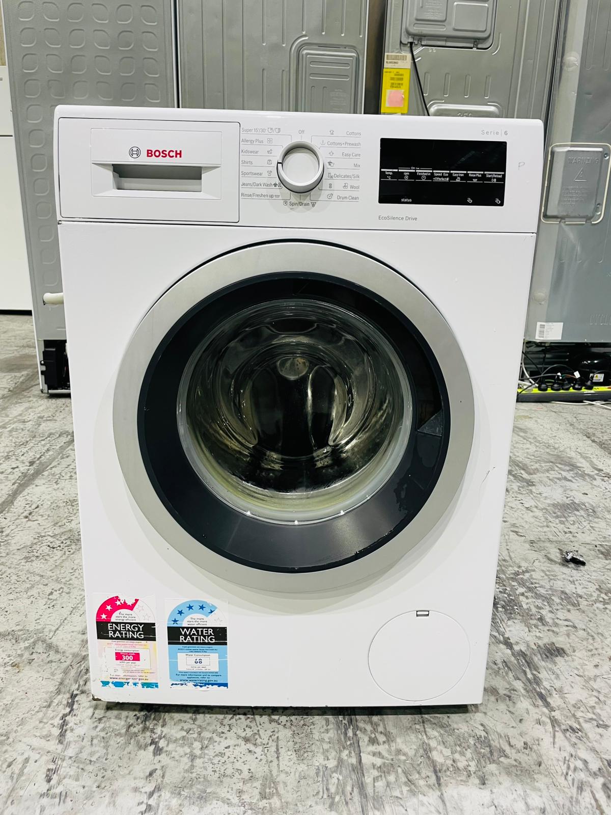 BOSCH 8KGS FRONT LOADER WASHING MACHINE SERIES6