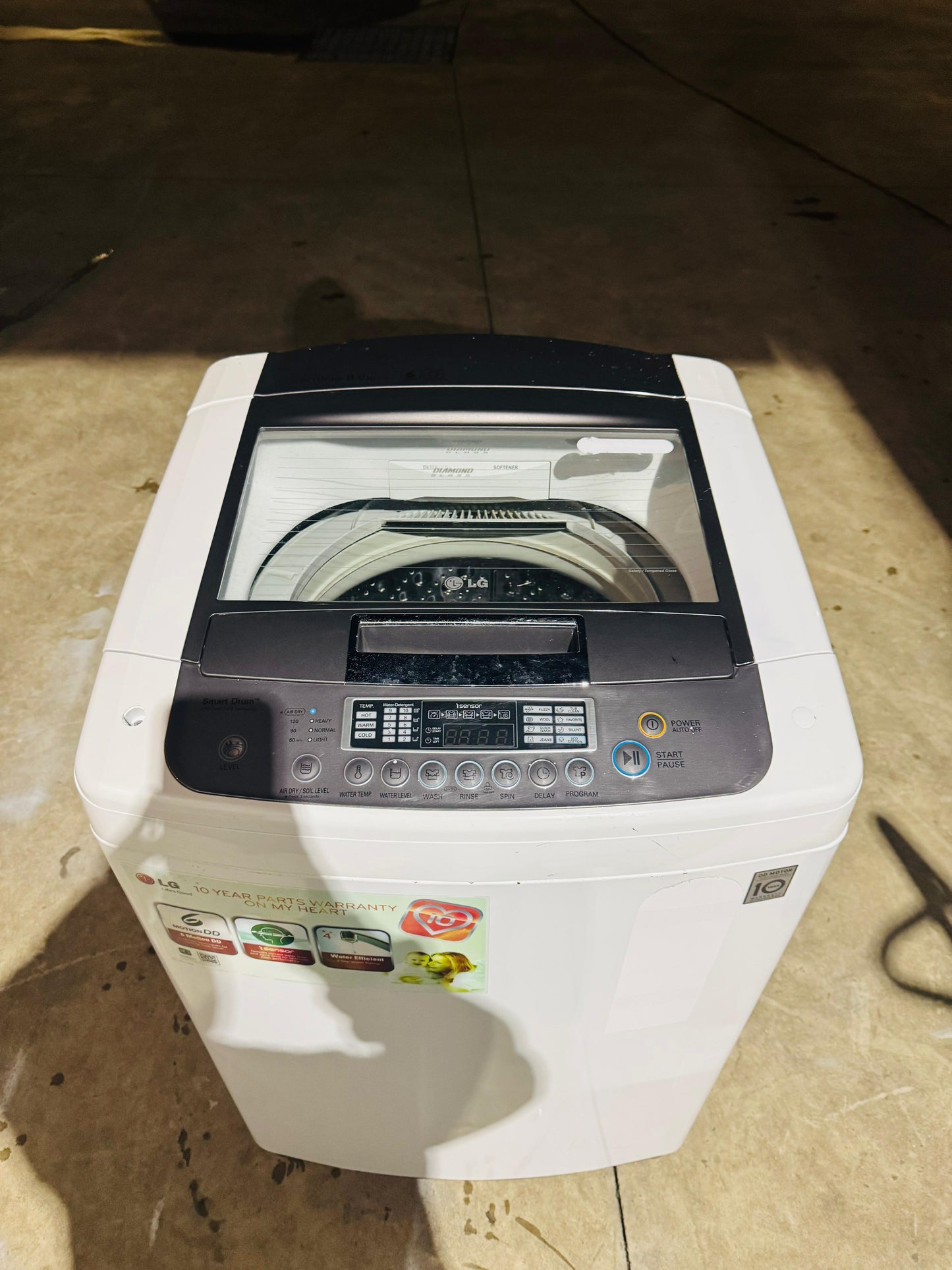 LG 8KGS TOP LOADER WASHING MACHINE