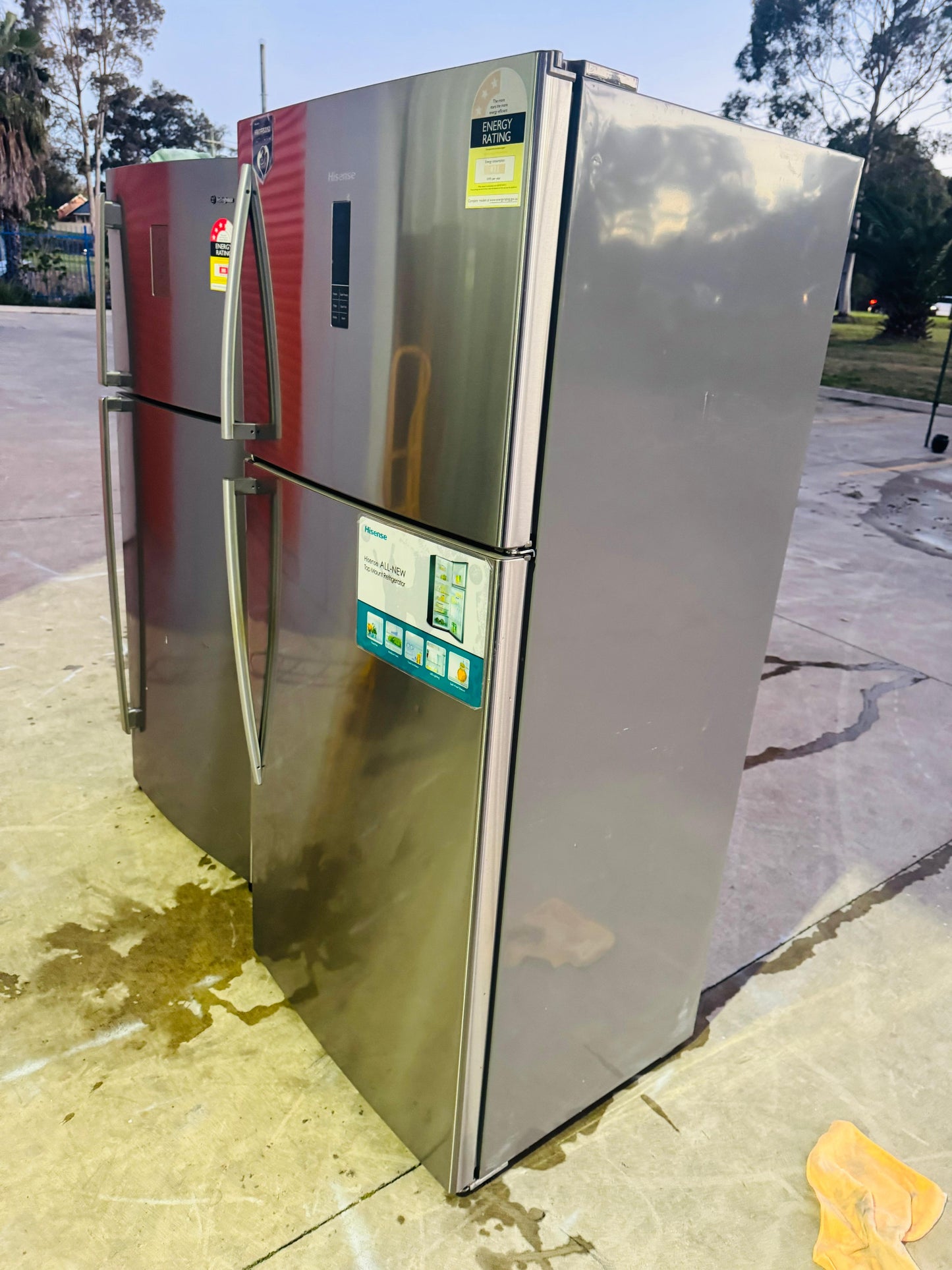 HISENSE 527 LITRES FRIDGE FREEZER