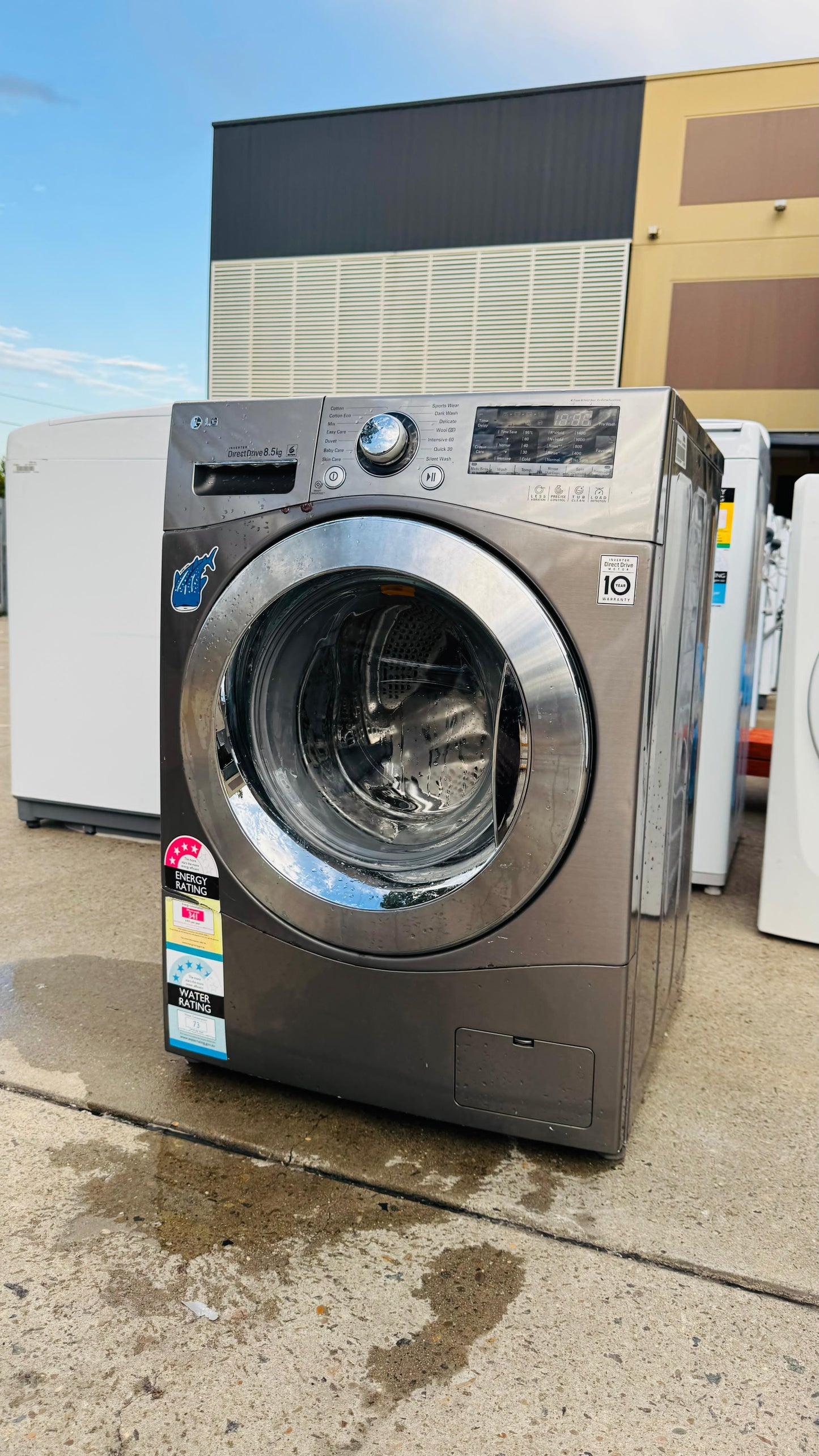 SAMSUNG 8.5KGS FRONT LOADER WASHING MACHINE
