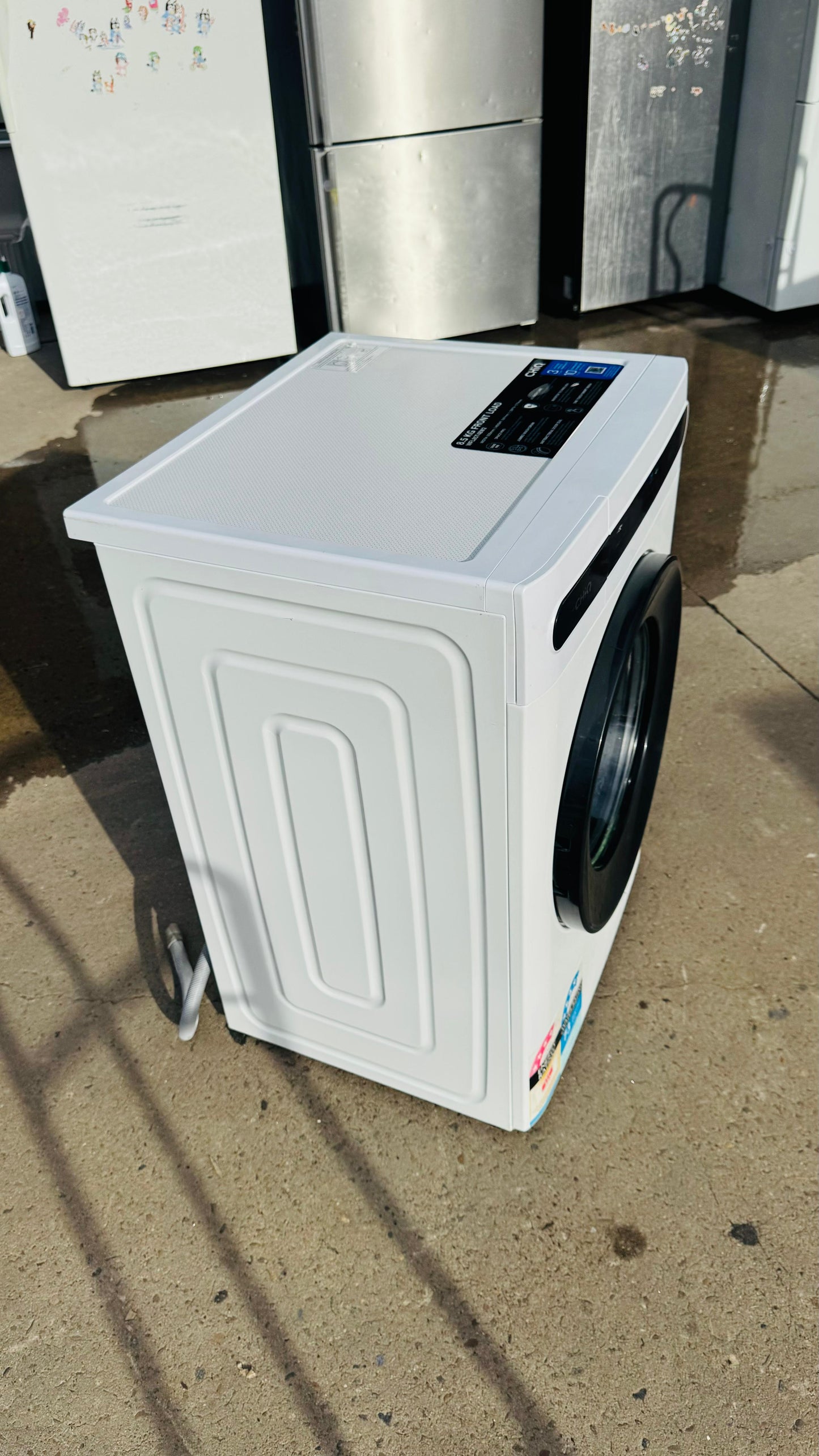 CHIQ 8.5KGS FRONT LOADER WASHING MACHINE