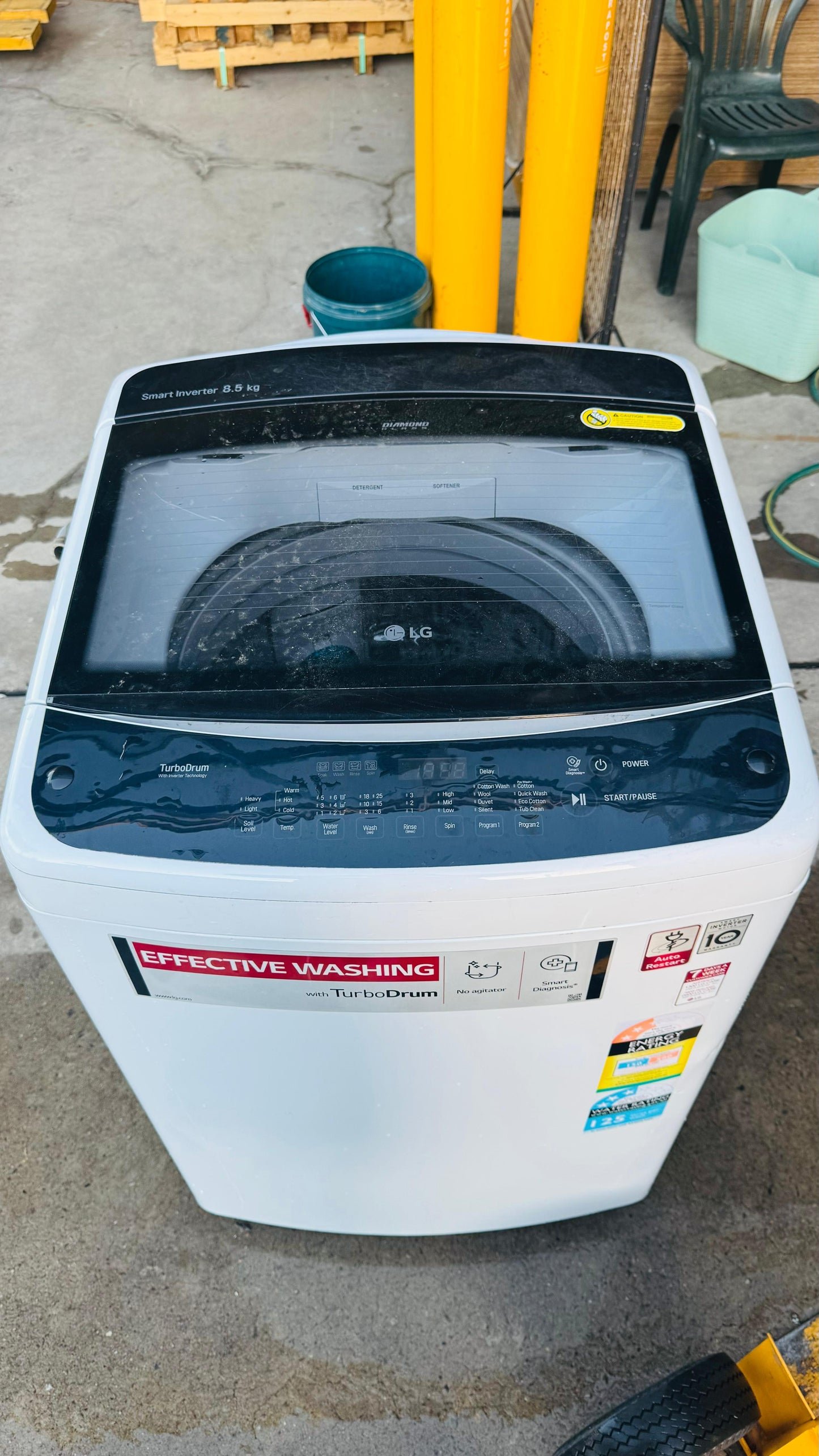LG 8.5KGS TOP LOADER WASHING MACHINE