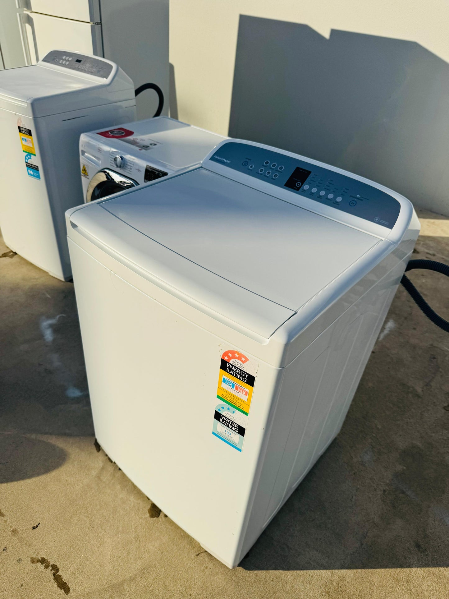 FISHER AND PAYKEL 10 KGS TOP LOADER WASHING MACHINE