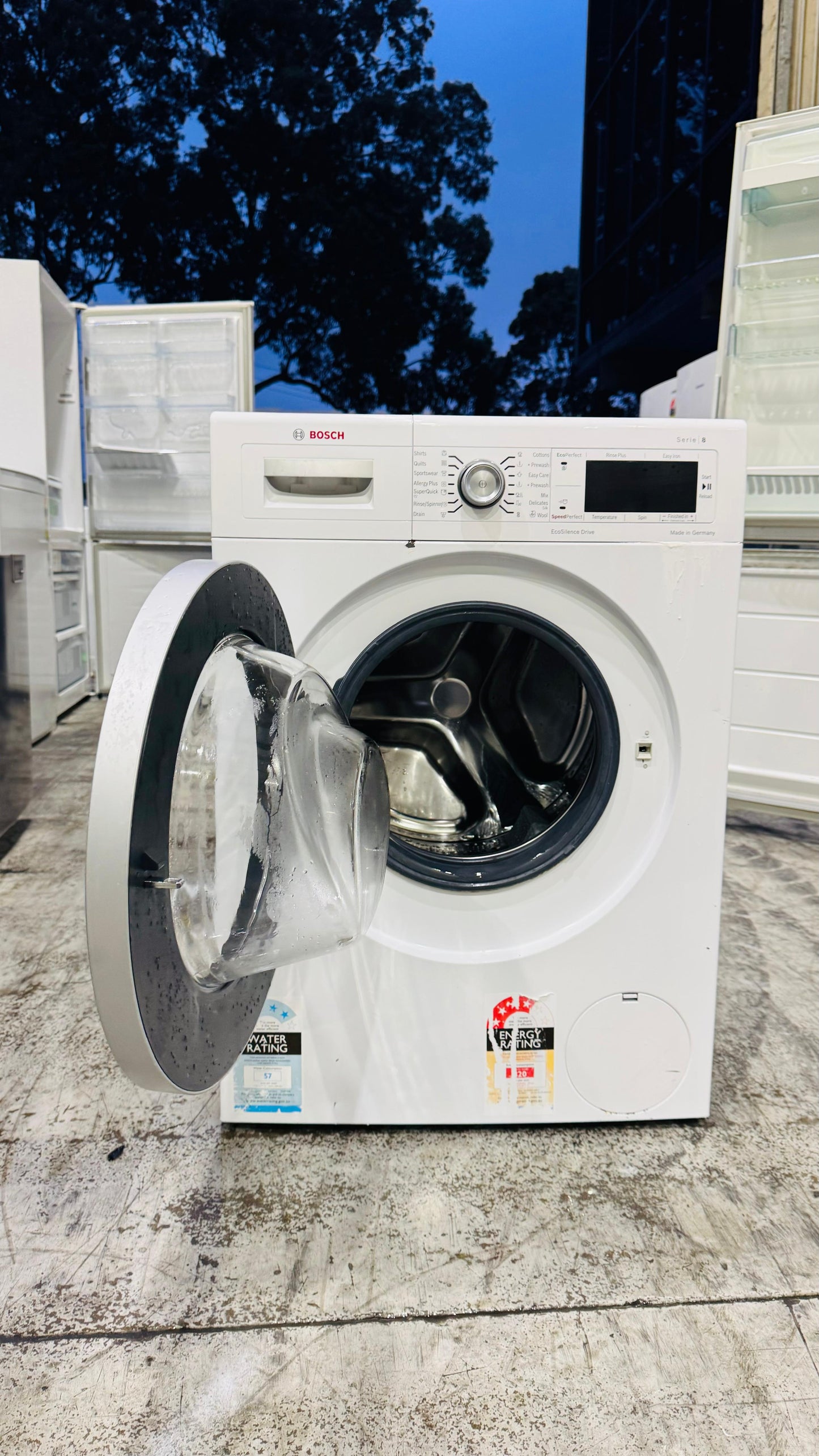 BOSCH 8KGS FRONT LOADER WASHING MACHINE
