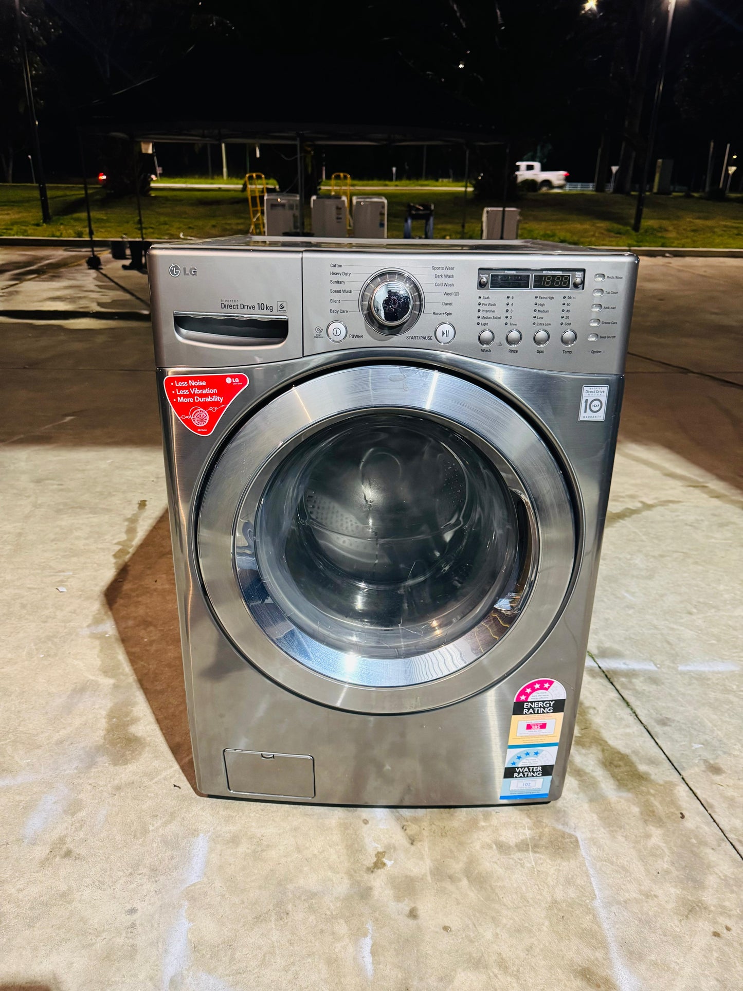 LG 10 KGS FRONT LOADER WASHING MACHINE