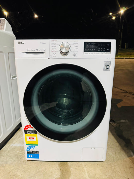 LG 7.5KGS FRONT LOADER WASHING MACHINE