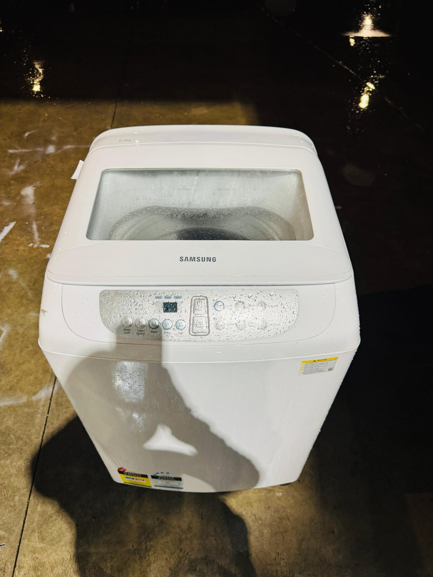 SAMSUNG 6.5KGS TOP LOADER WASHING MACHINE