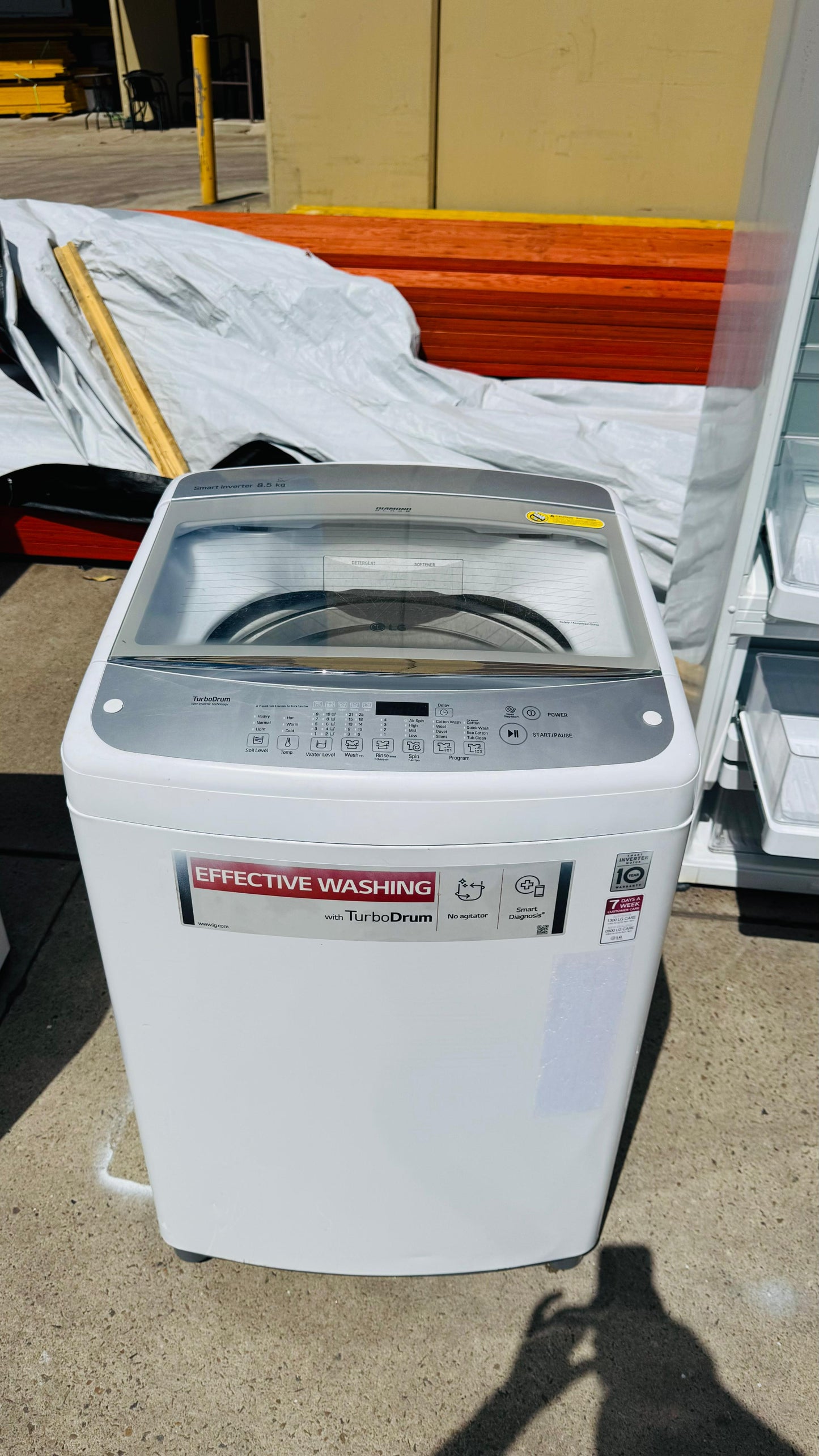 LG 8.5KGS TOP LOADER WASHING MACHINE