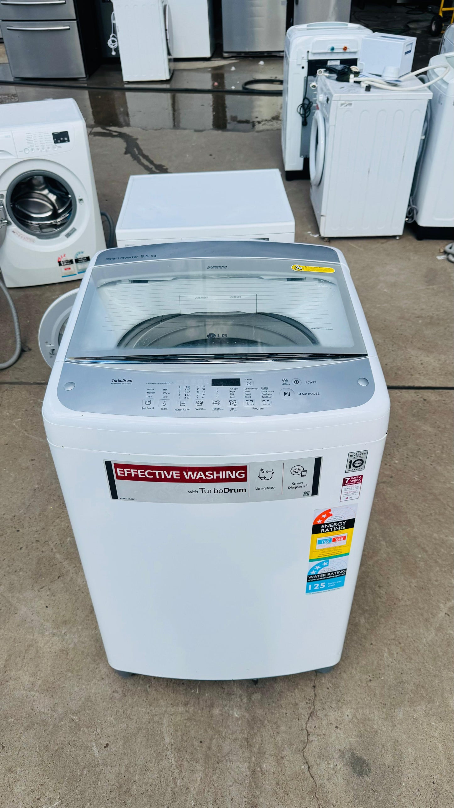 LG 8.5KGS TOP LOADER WASHING MACHINE