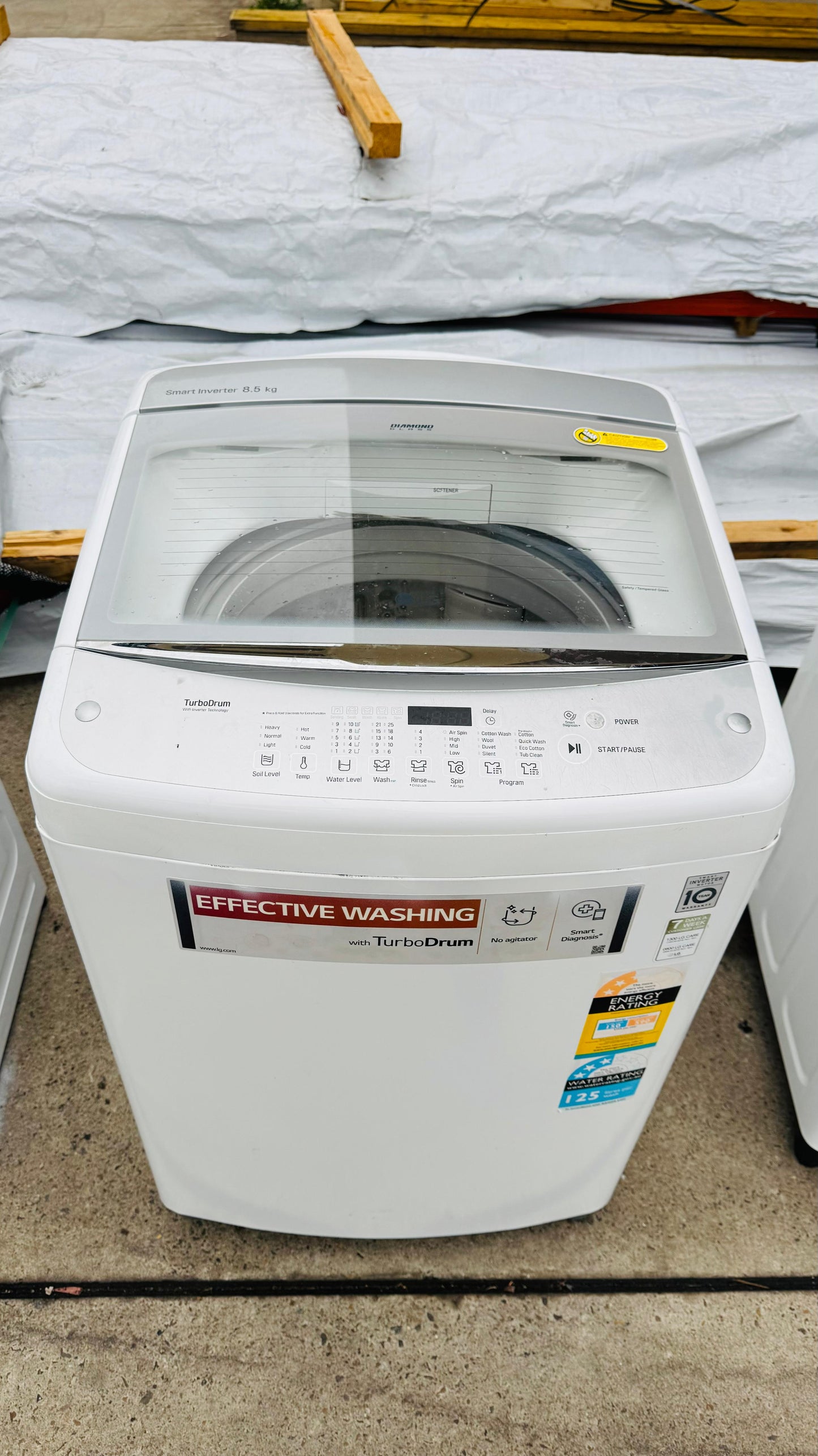 LG 8.5KGS TOP LOADER WASHING MACHINE
