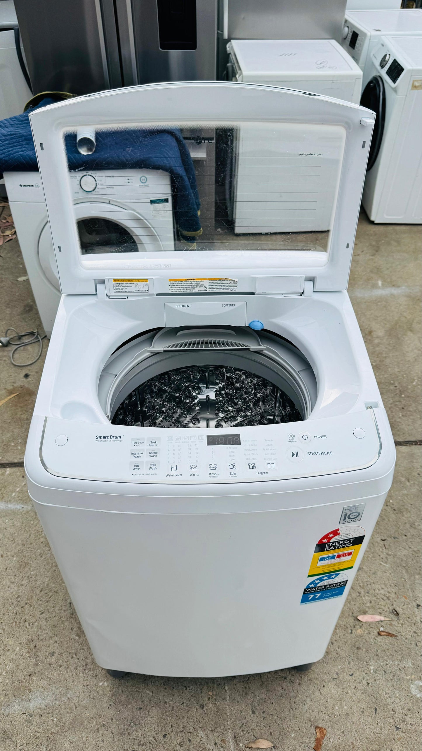 LG 7.5KGS TOP LOADER WASHING MACHINE