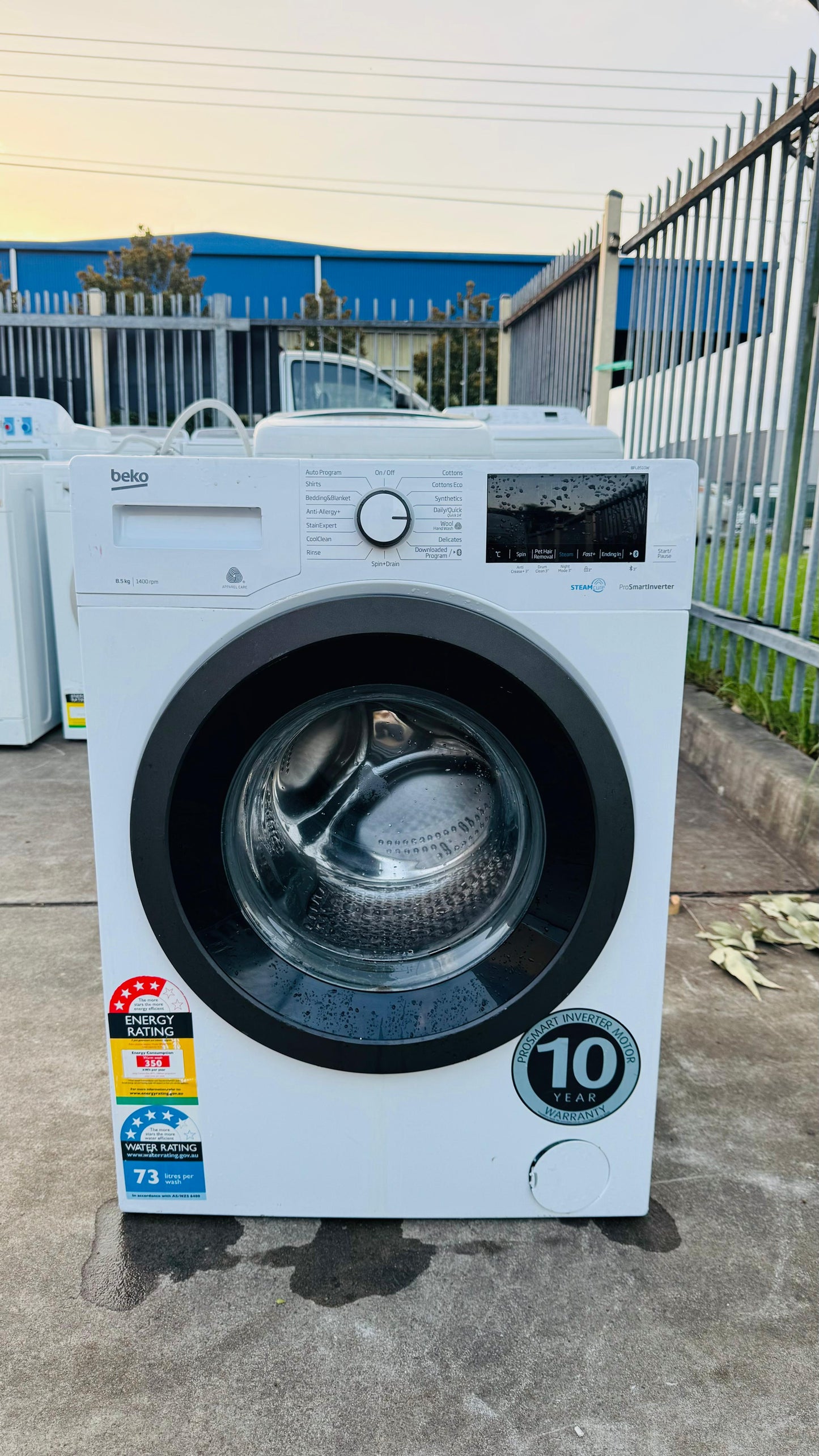 BEKO 8.5KGS FRONT LOADER WASHING MACHINE