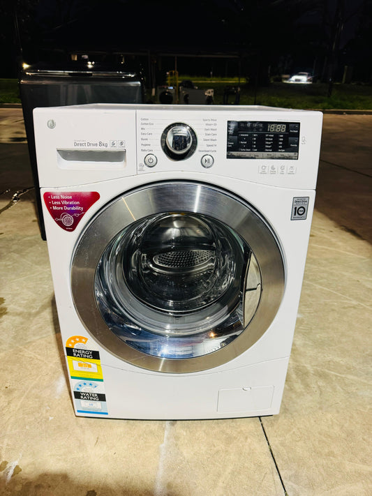 LG 8KGS FRONT LOADER WASHING MACHINE