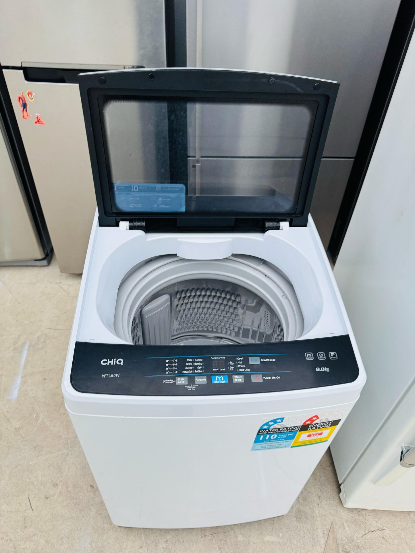 CHIQ 8KGS TOP LOADER WASHING MACHINE