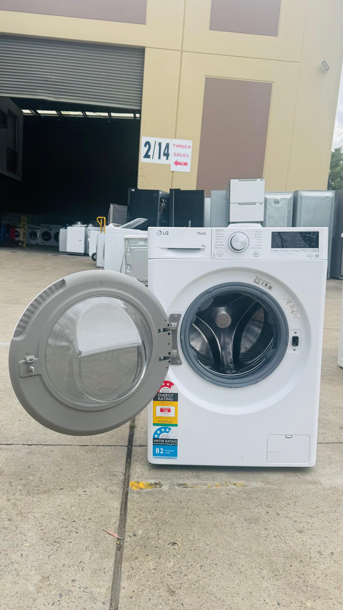LG 9KGS FRONT LOADER WASHING MACHINE
