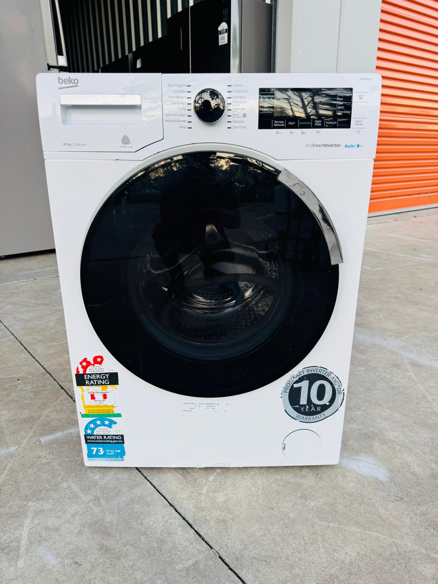 BEKO 8.5 KGS FRONT LOADER WASHING MACHINE
